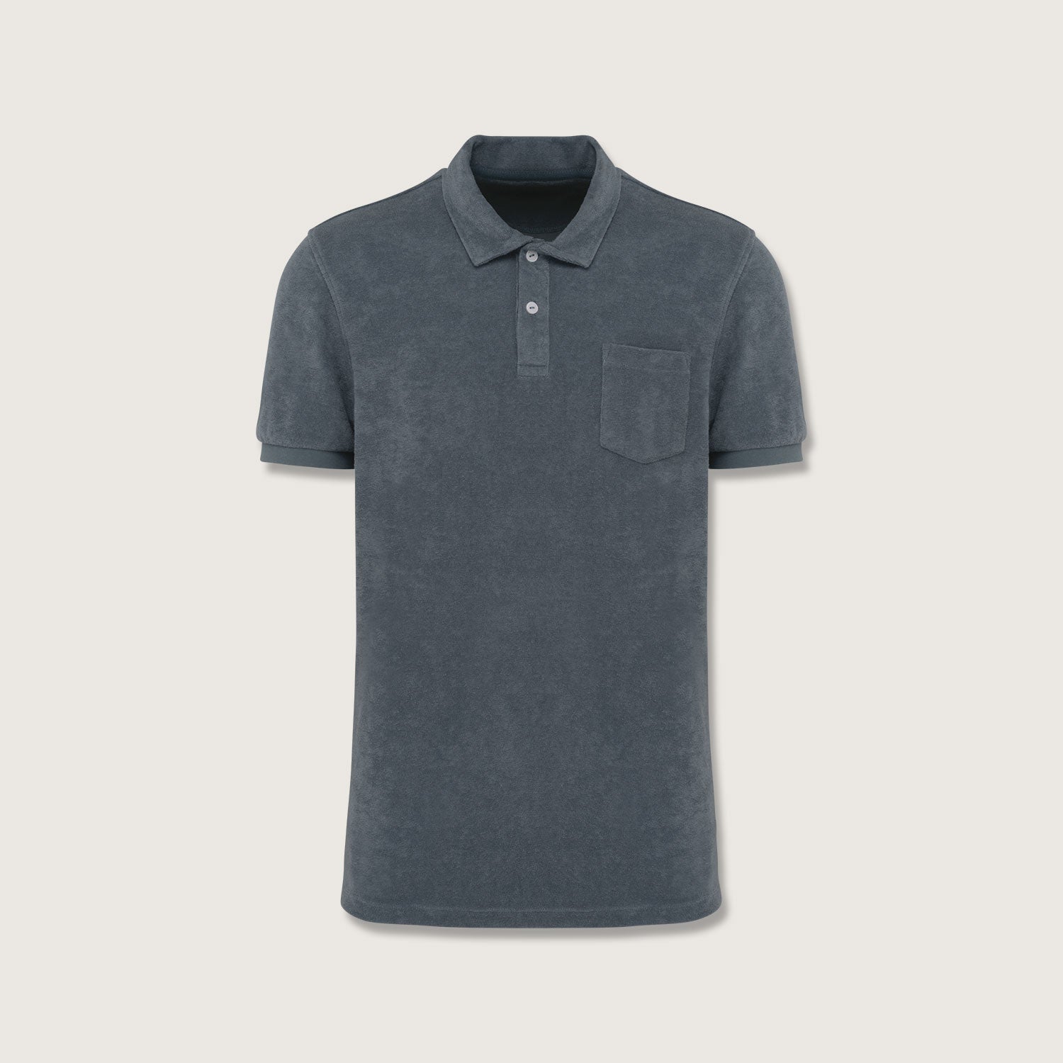 Herren Polohemd aus weichem Bio-Terrystoff - Made in Portugal