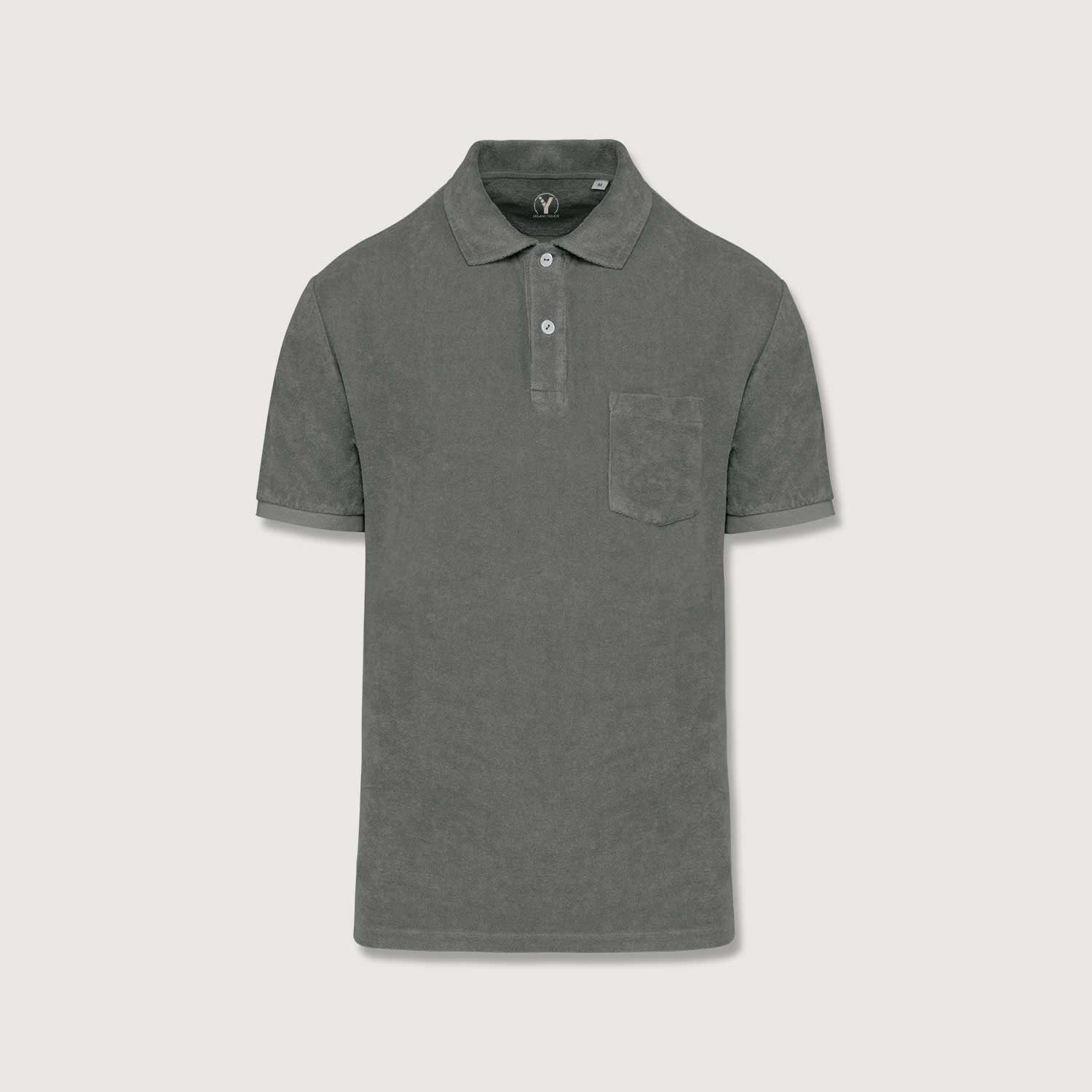 Herren Polohemd aus weichem Bio-Terrystoff - Made in Portugal