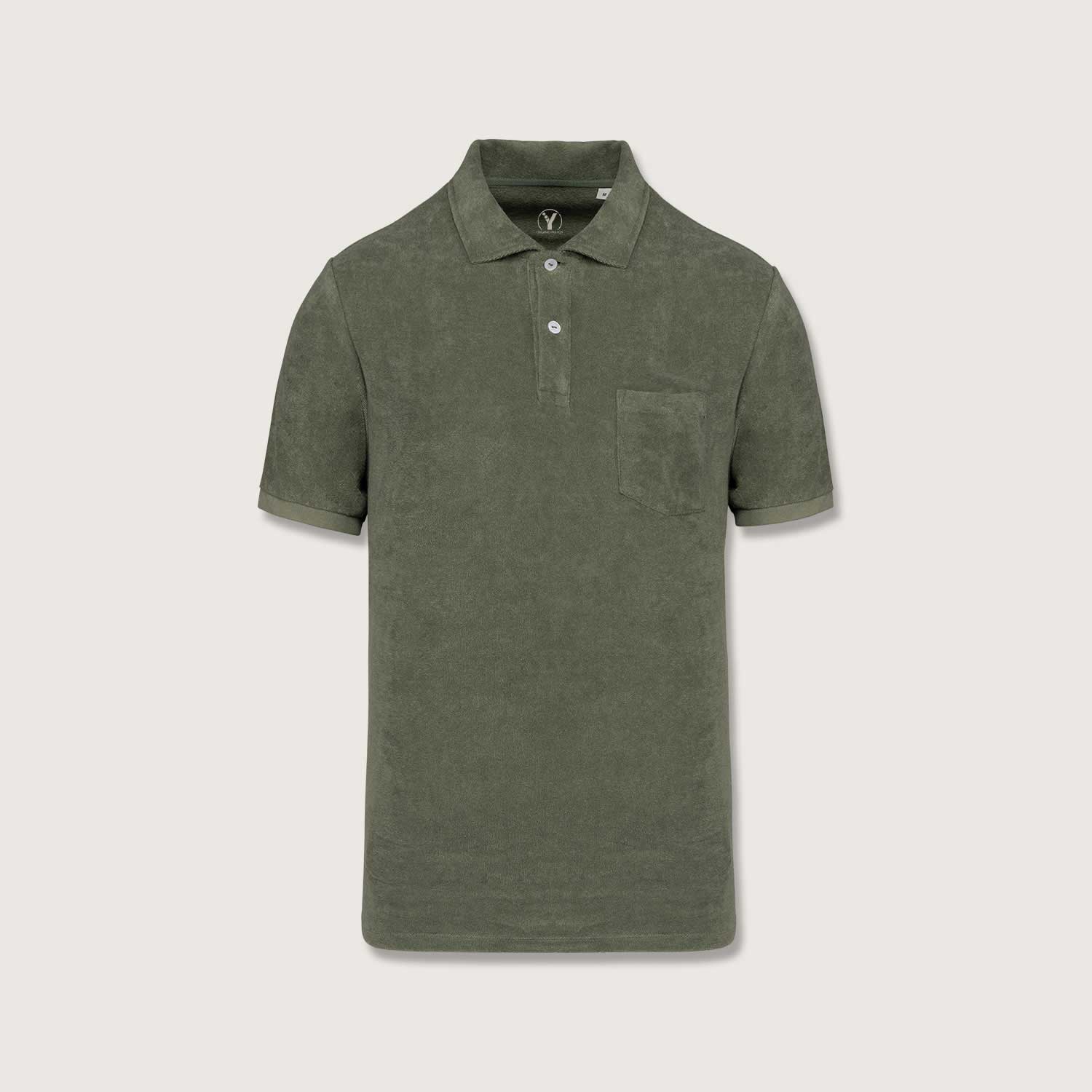 Herren Polohemd aus weichem Bio-Terrystoff - Made in Portugal