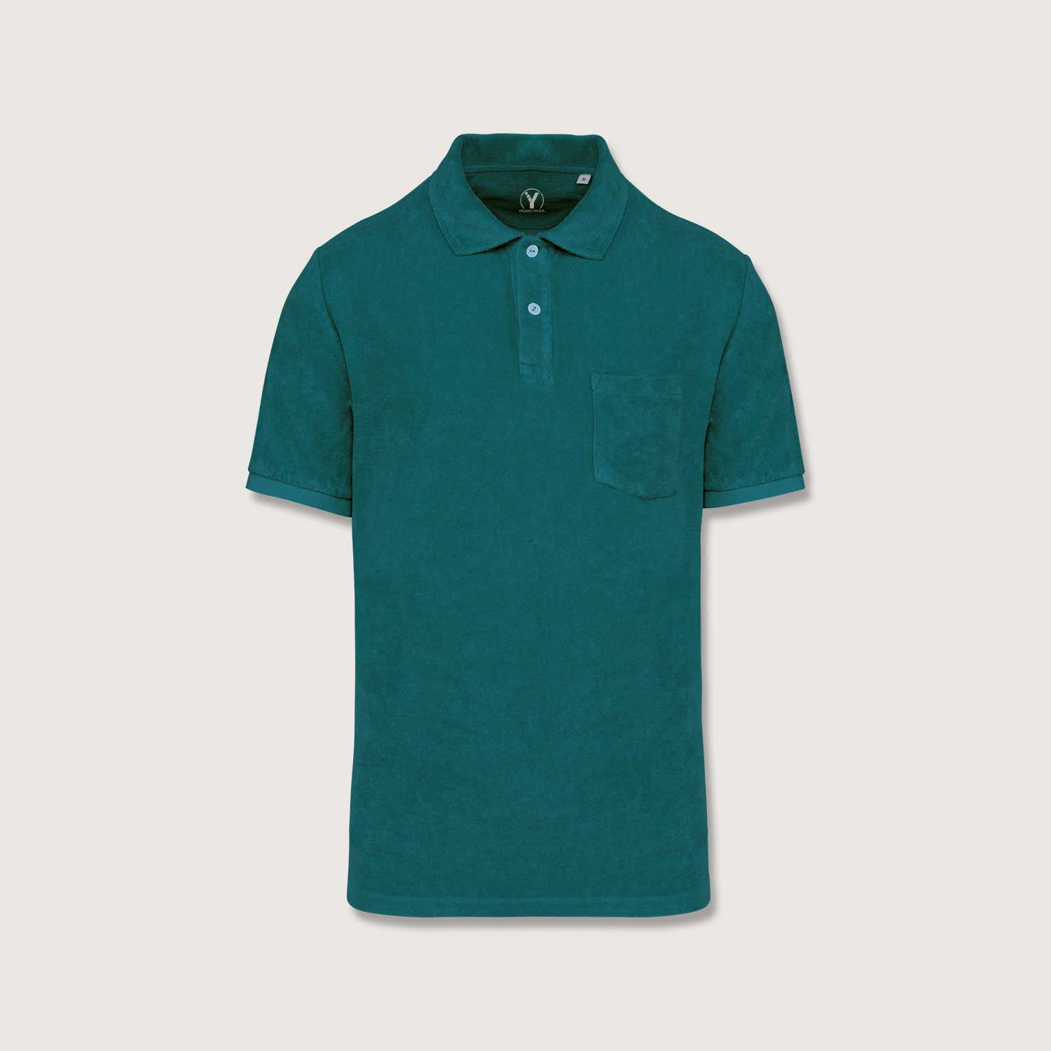 Herren Polohemd aus weichem Bio-Terrystoff - Made in Portugal