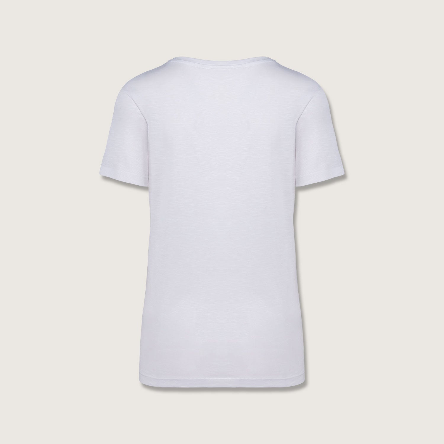 Damen-T-Shirt mt Slub Optik aus 100%  Bio-Baumwolle