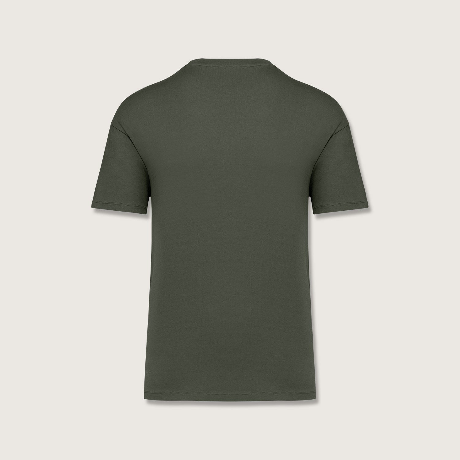 Unisex-T-Shirt mit hängenden Schultern aus 100% Bio-Baumwolle