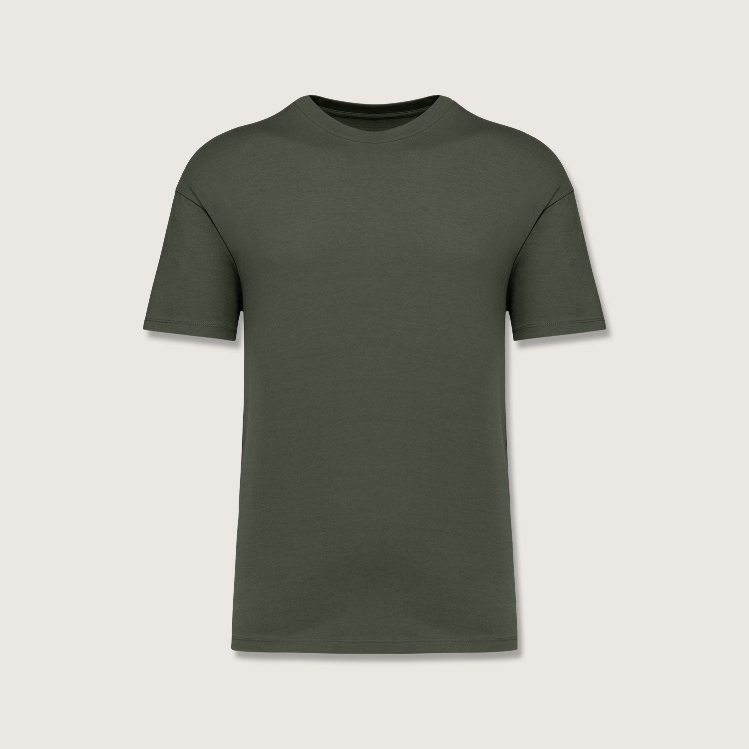 Unisex-T-Shirt mit hängenden Schultern aus 100% Bio-Baumwolle