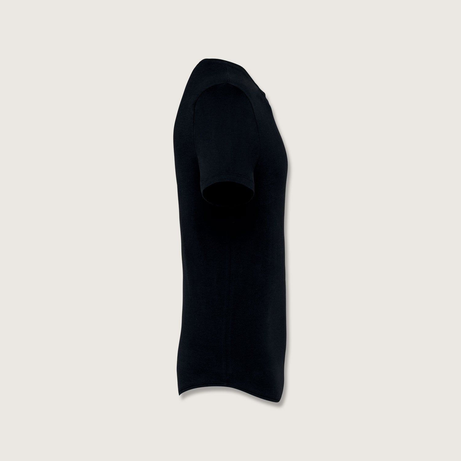 Herren-T-Shirt abgerundetem Saum aus 100% nachhaltiger Bio-Baumwolle