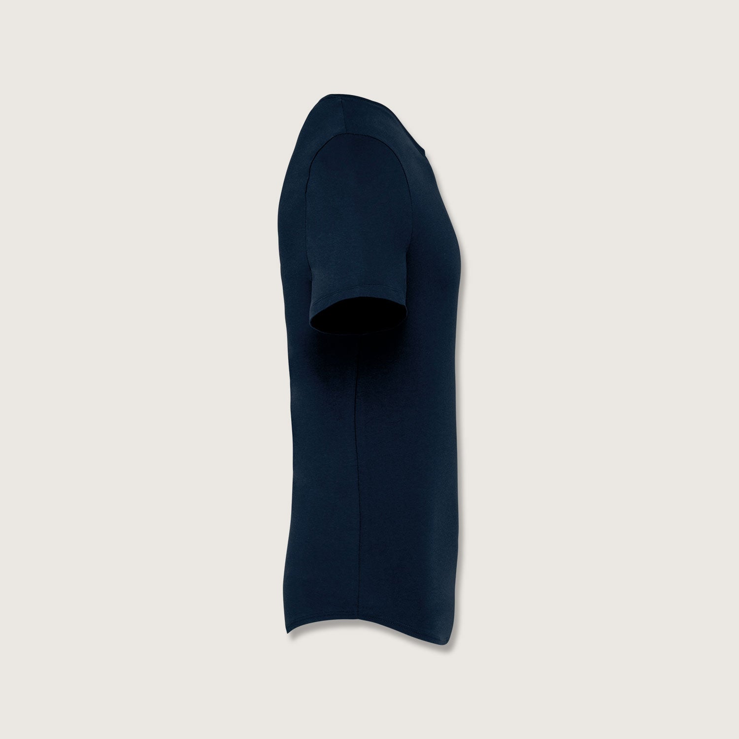 Herren-T-Shirt abgerundetem Saum aus 100% nachhaltiger Bio-Baumwolle