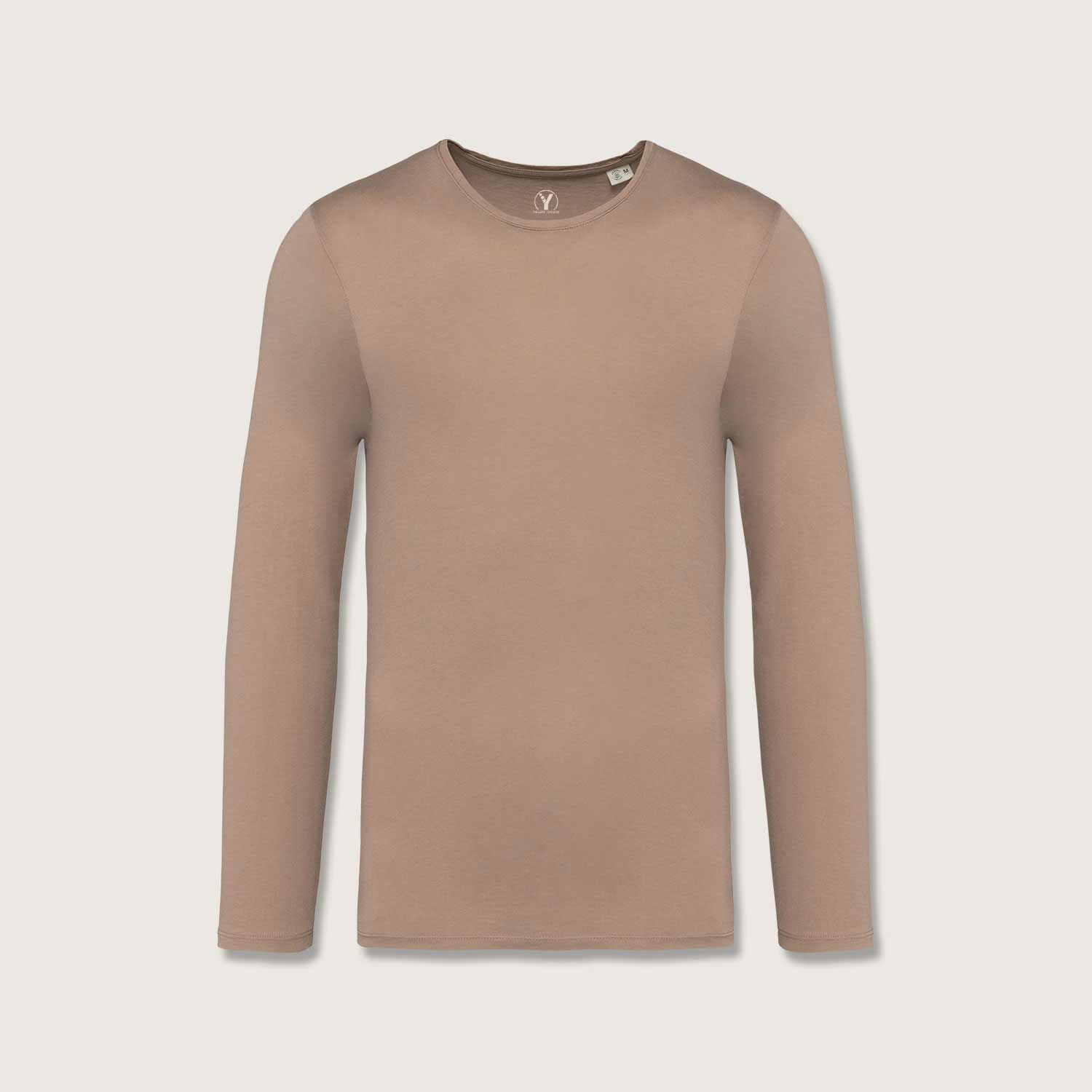 Ausgewaschenes Herren Langarmshirt aus Bio-Baumwolle - Made in Portugal