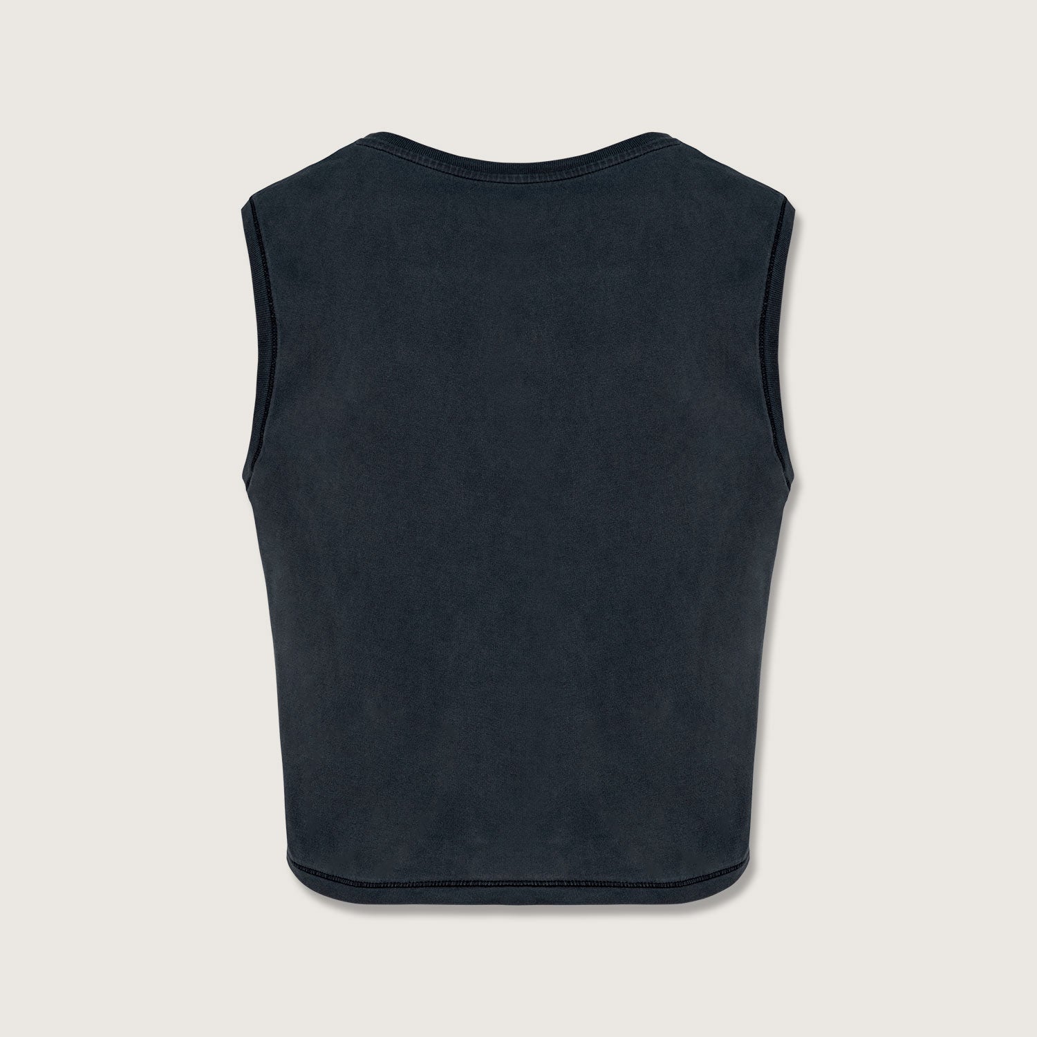 Ärmelloses Damen-Crop-T-Shirt aus Bio-Baumwolle