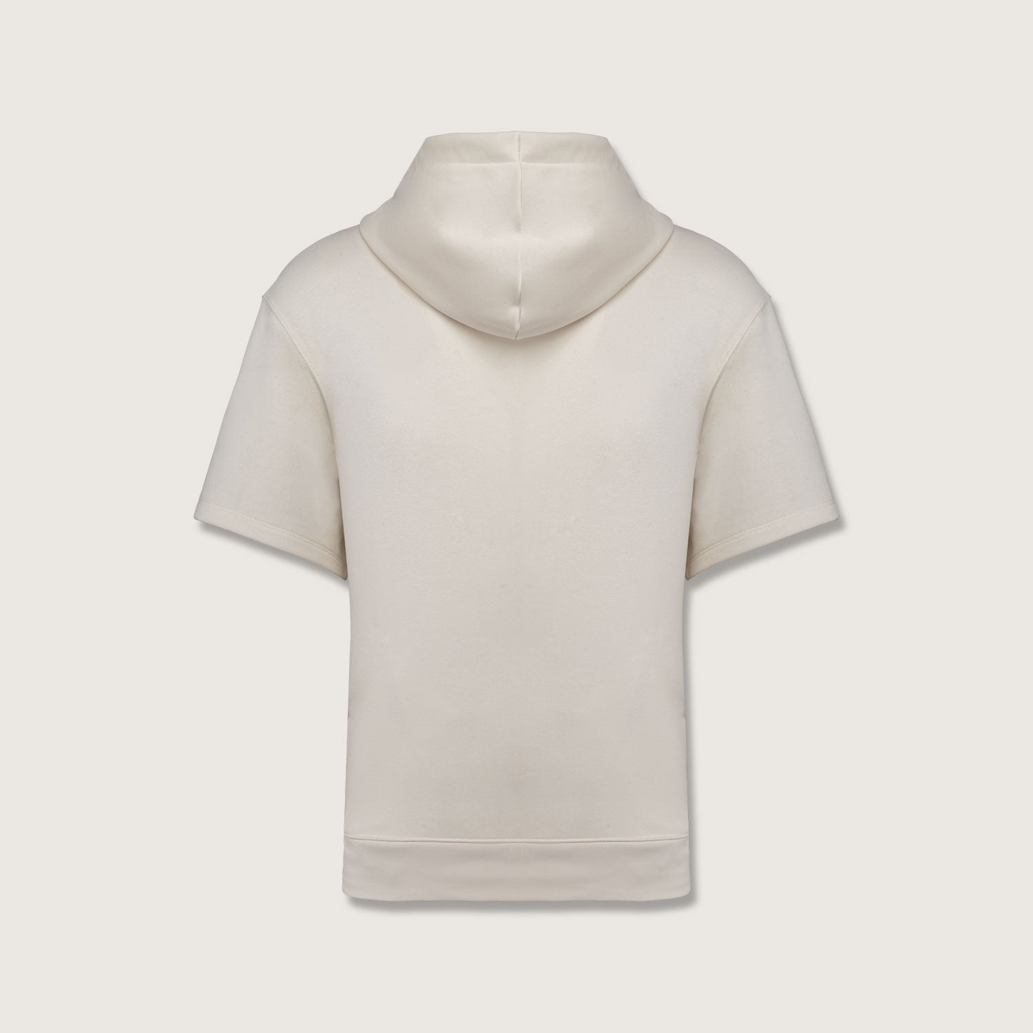 Unisex French Terry Hoodie – Kurzarm & nachhaltig