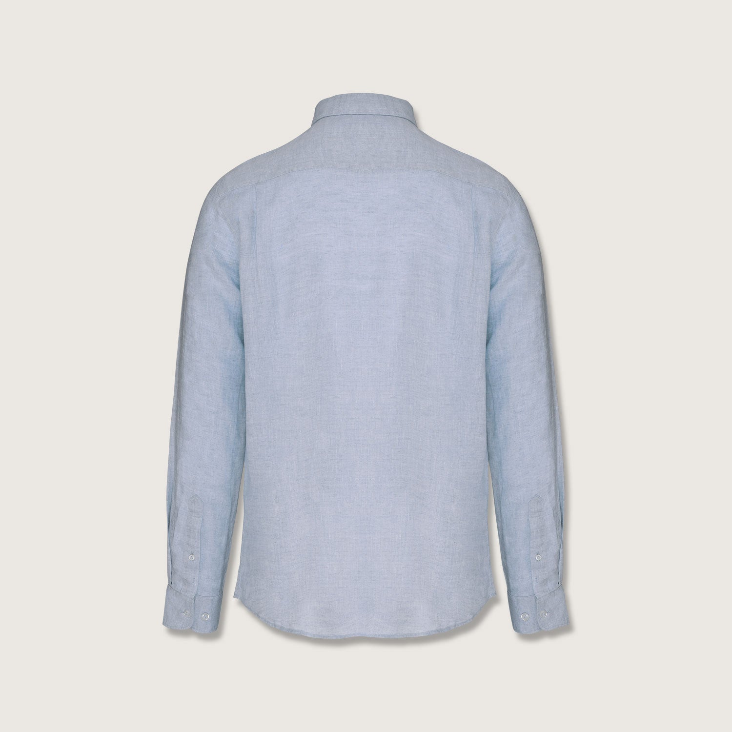 Leinenhemd für Herren aus 100% Leinen mit Kragen