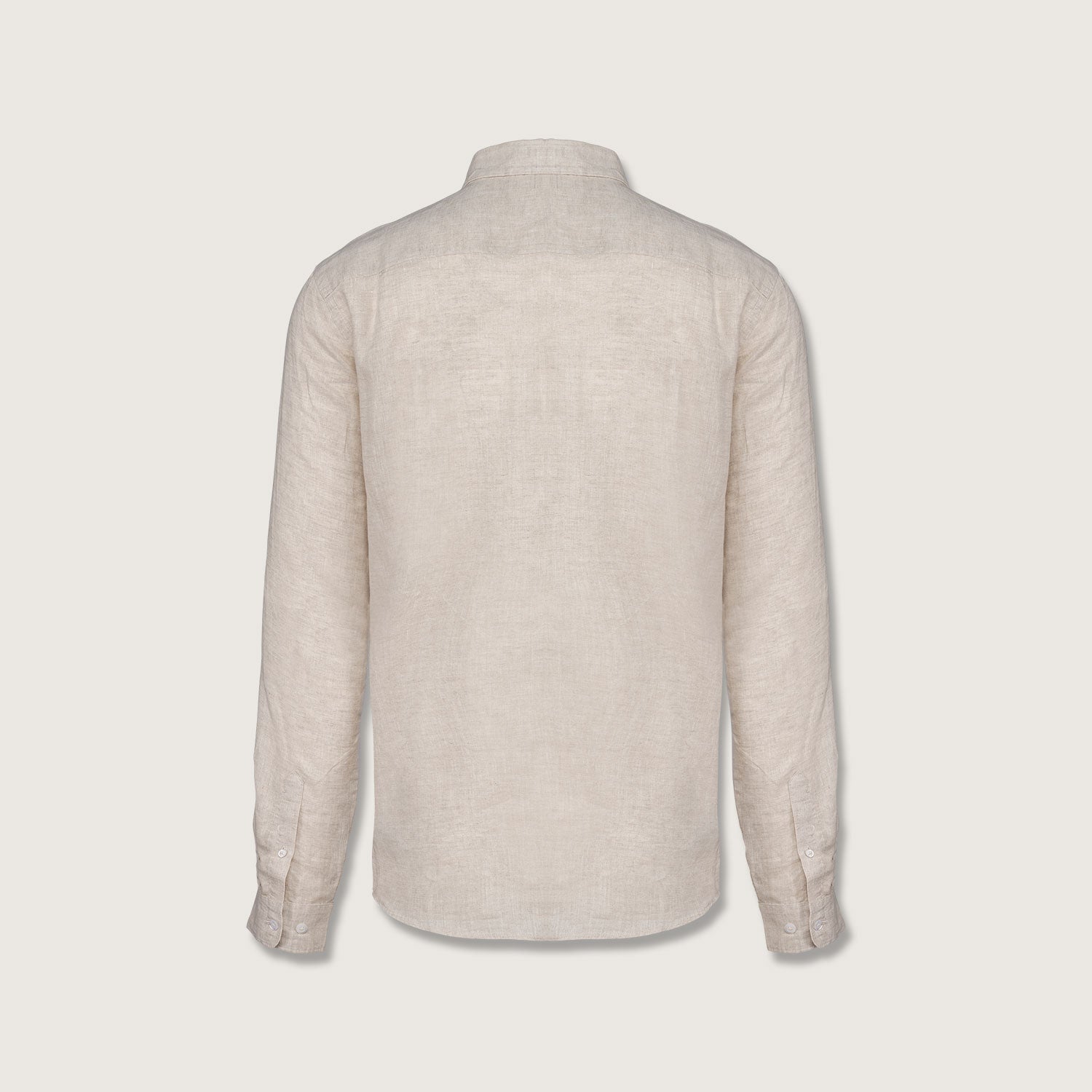 Leinenhemd für Herren aus 100% Leinen mit Kragen