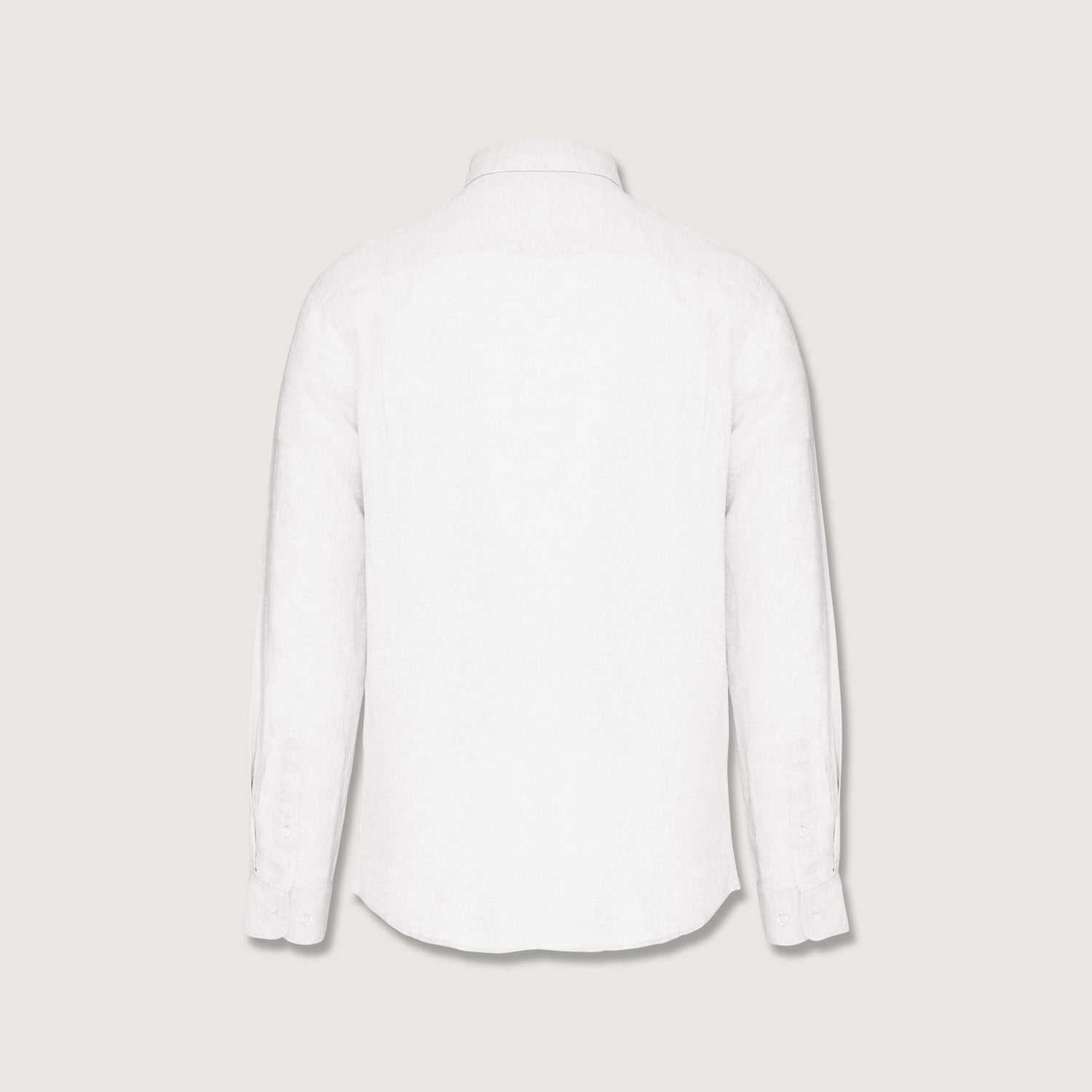 Leinenhemd für Herren aus 100% Leinen mit Kragen