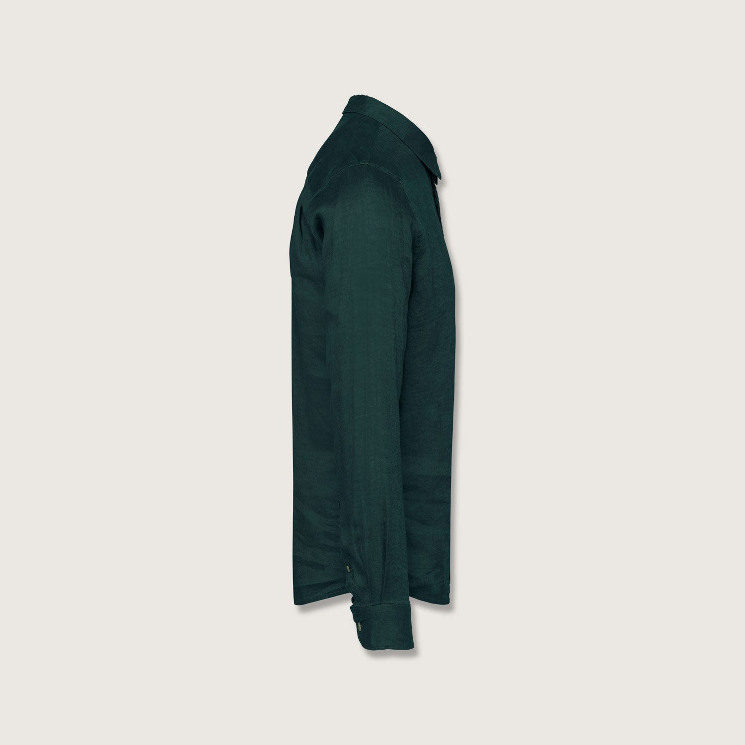 Leinenhemd für Herren aus 100% Leinen mit Kragen