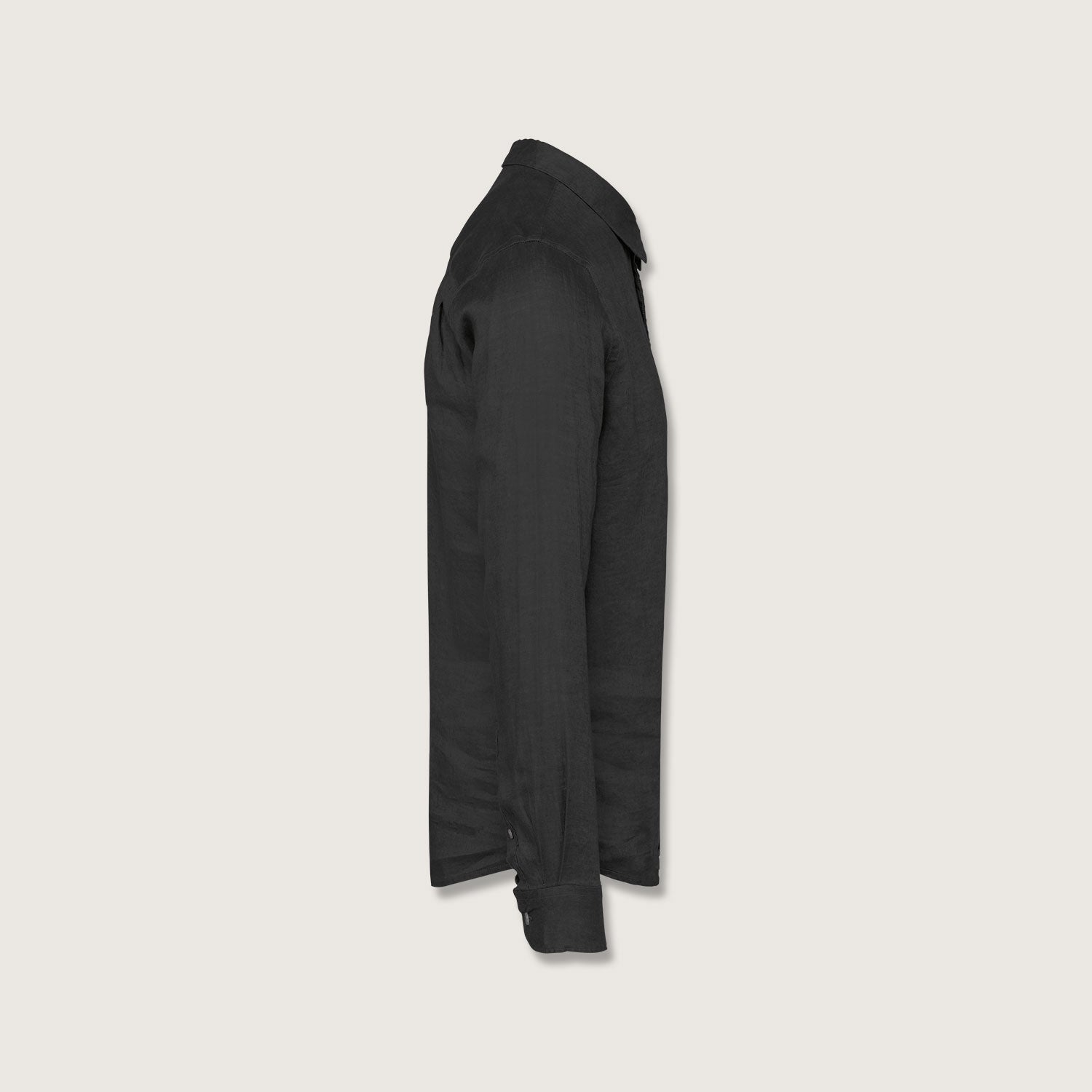 Leinenhemd für Herren aus 100% Leinen mit Kragen