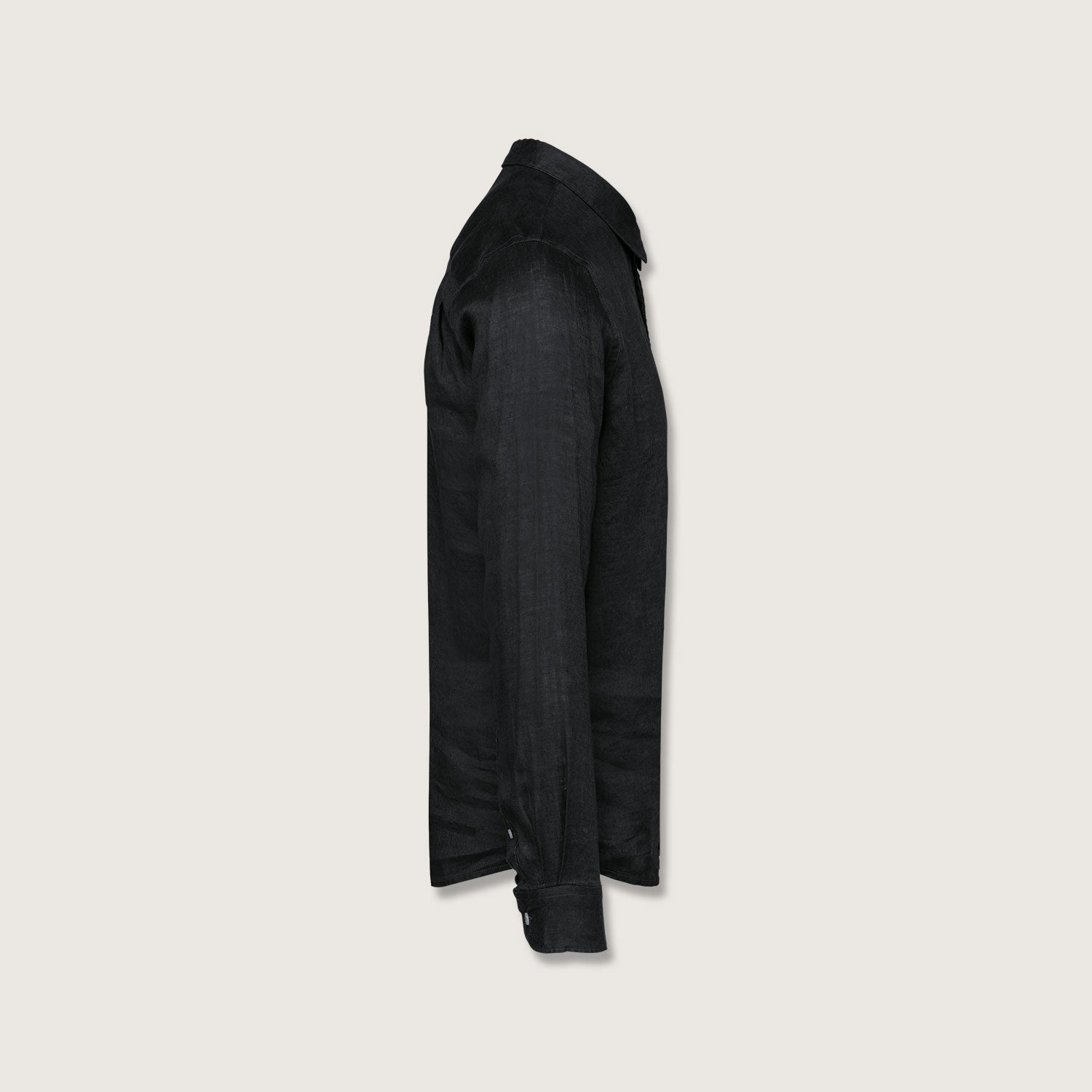 Leinenhemd für Herren aus 100% Leinen mit Kragen