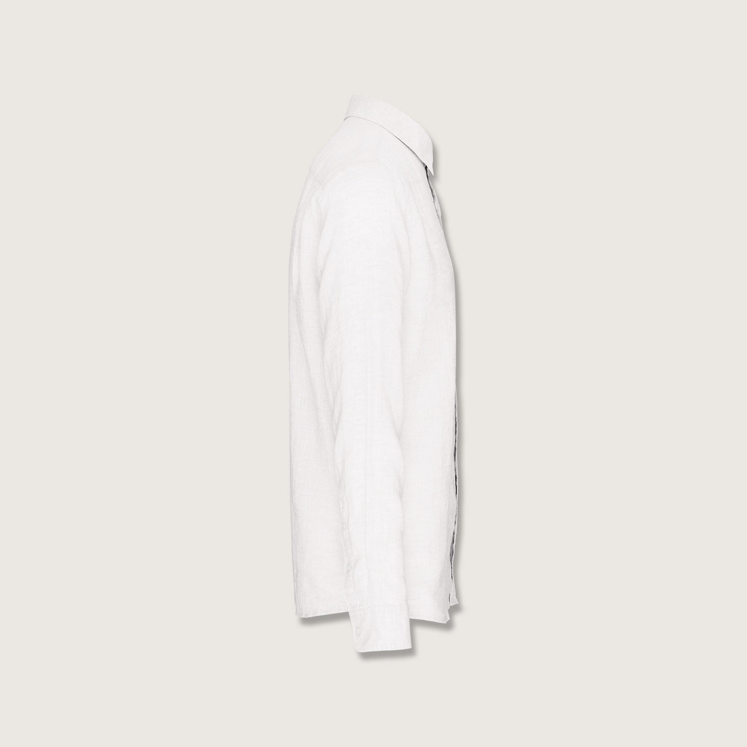 Leinenhemd für Herren aus 100% Leinen mit Kragen