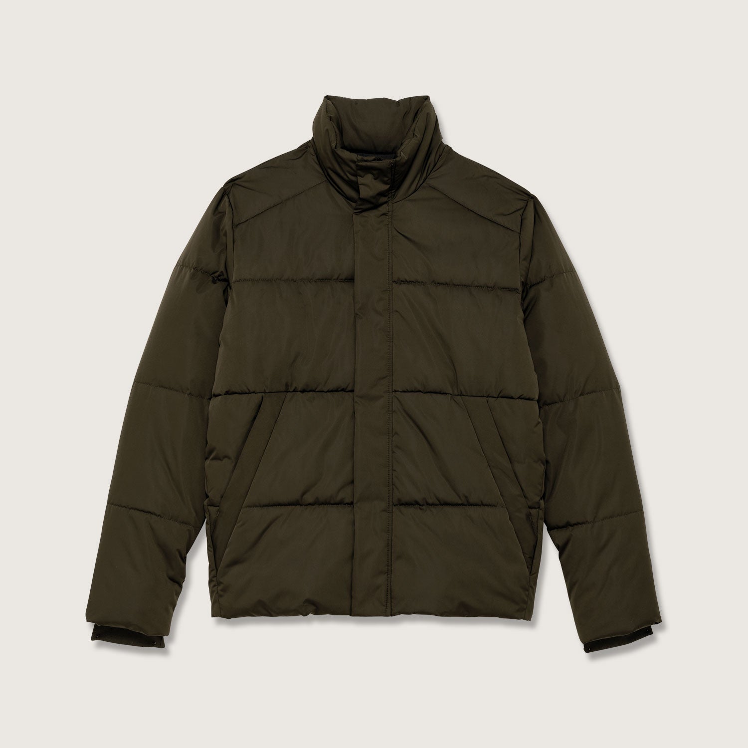 Recycelte Dicke Herren Steppjacke aus 100% Recyceltem Polyester