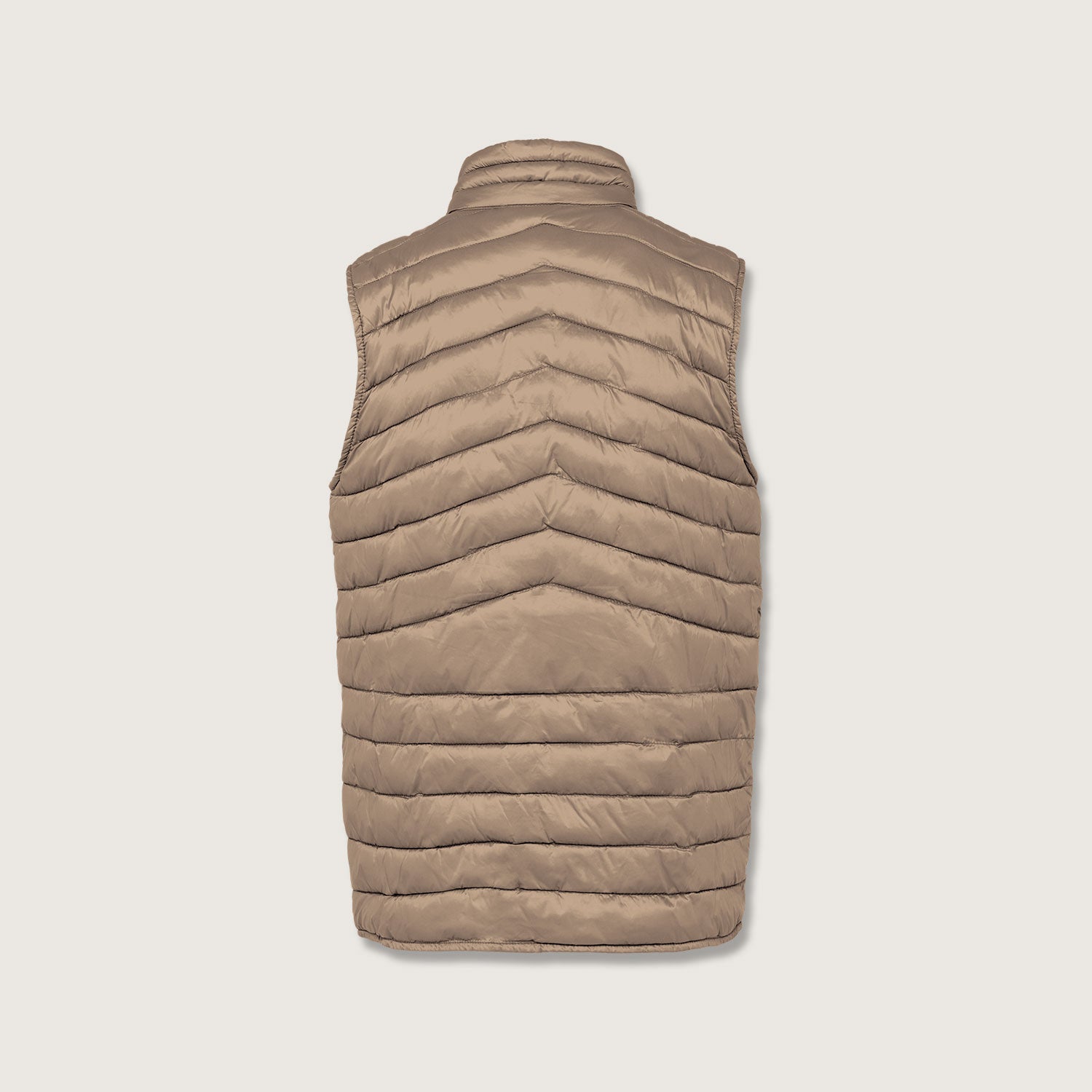 Recycelte Herren Weste Bodywarmer leicht aus 100 % recyceltem Polyamid