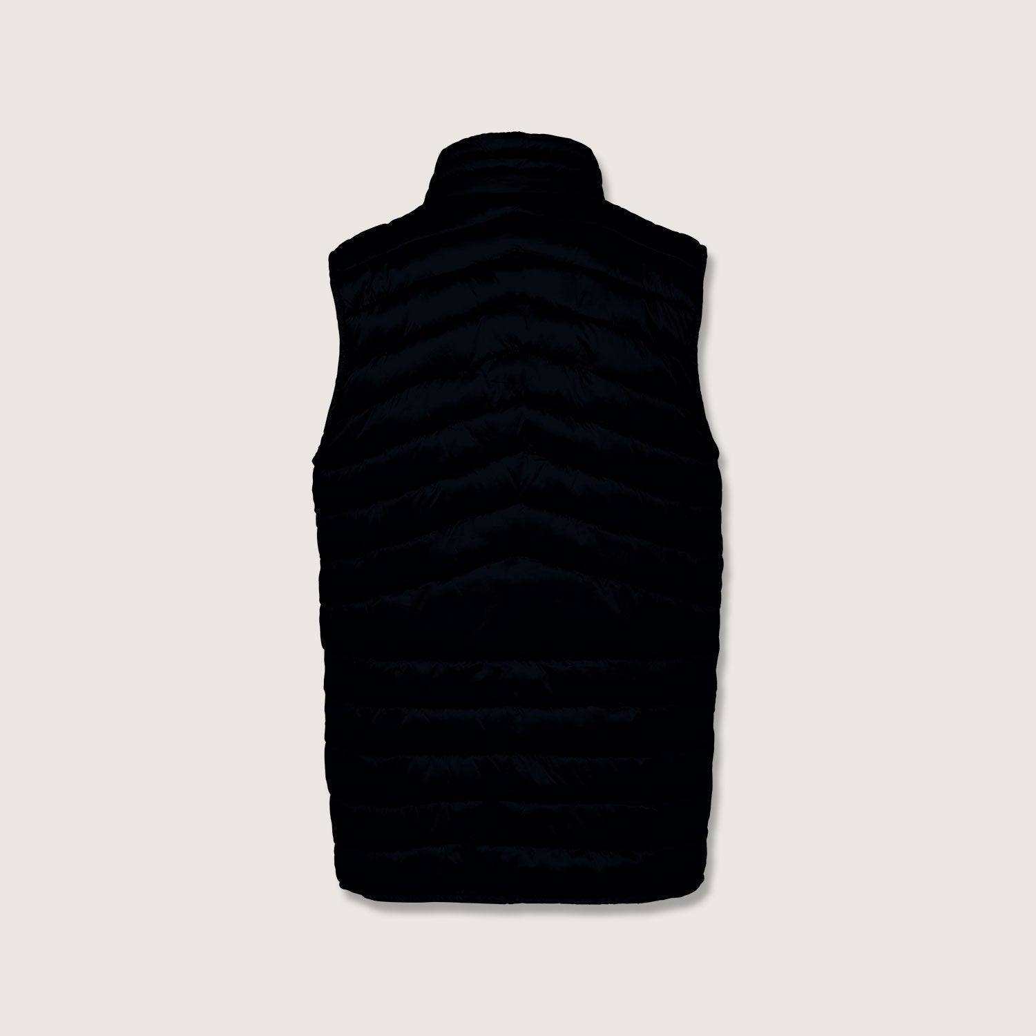 Recycelte Herren Weste Bodywarmer leicht aus 100 % recyceltem Polyamid