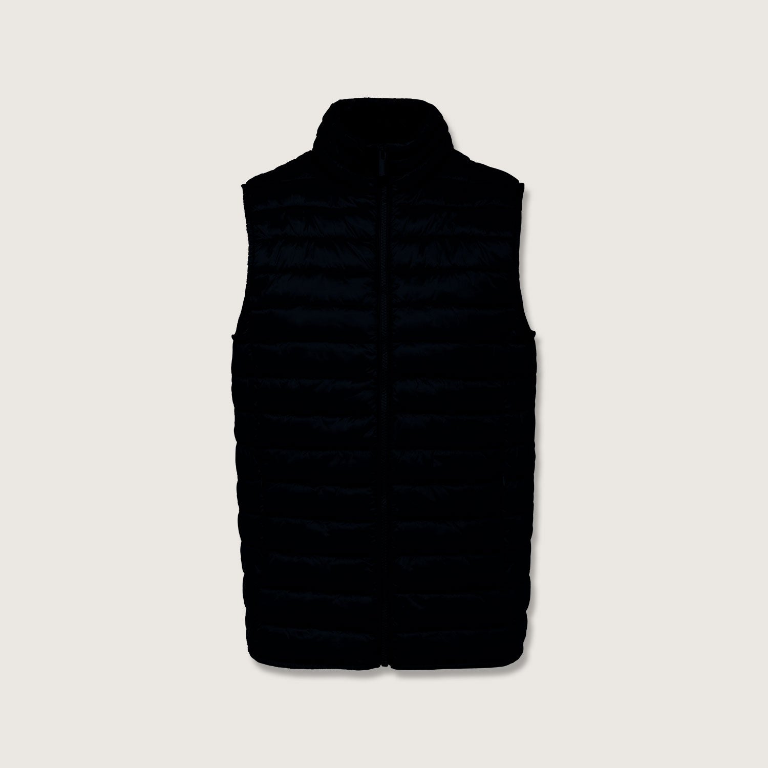 Recycelte Herren Weste Bodywarmer leicht aus 100 % recyceltem Polyamid