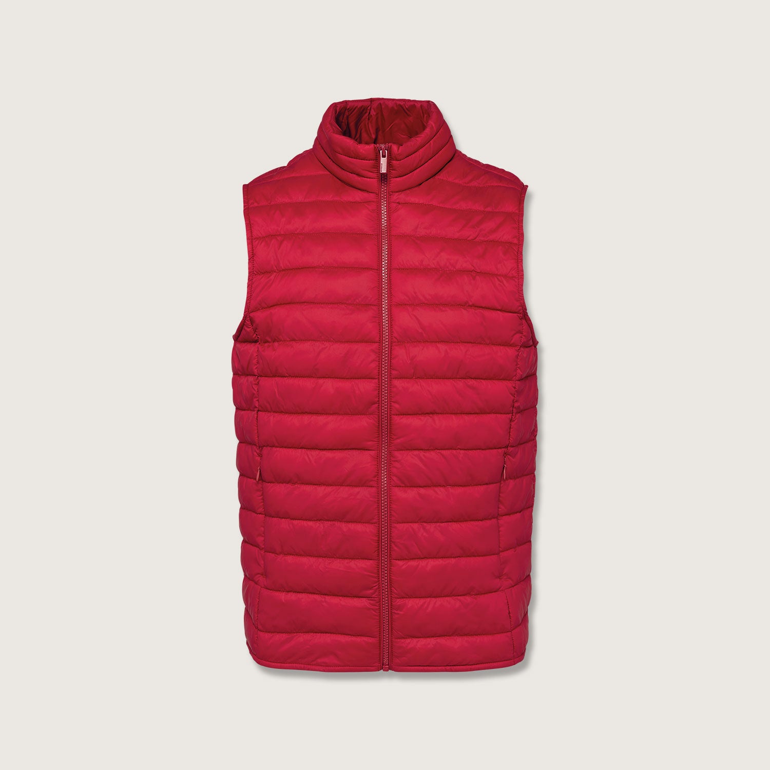 Recycelte Herren Weste Bodywarmer leicht aus 100 % recyceltem Polyamid