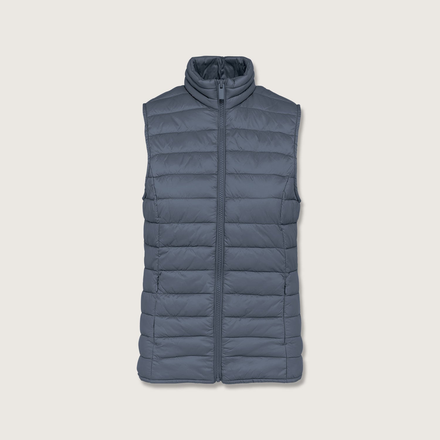 Recycelte Damen Weste Bodywarmer leicht aus 100 % recyceltem Polyamid