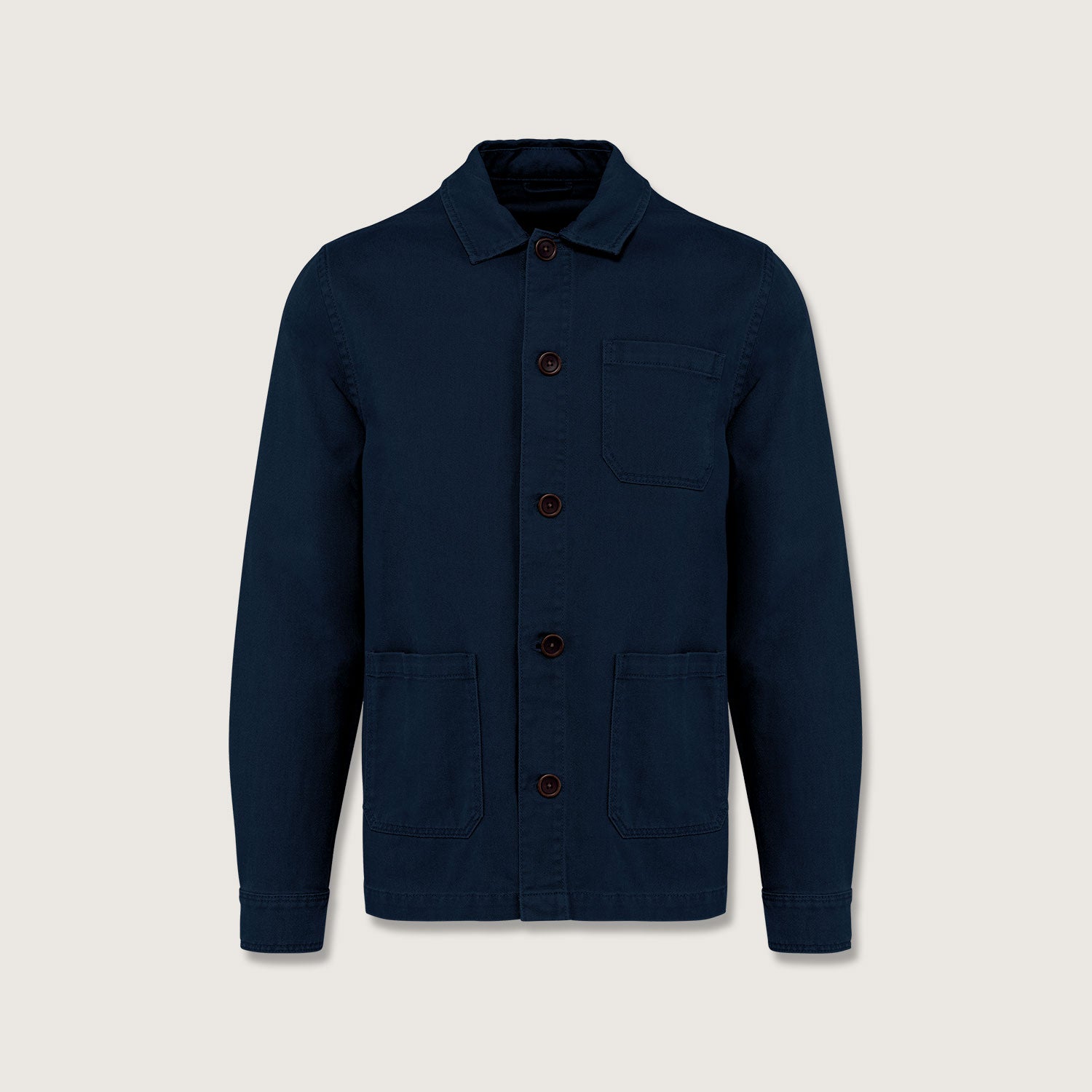 Nachhaltige Herrenjacke aus Biobaumwolle und Leinen