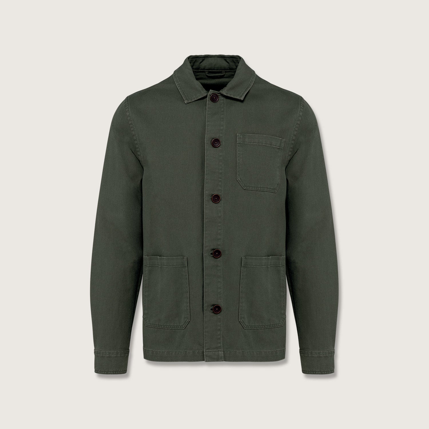 Nachhaltige Herrenjacke aus Biobaumwolle und Leinen
