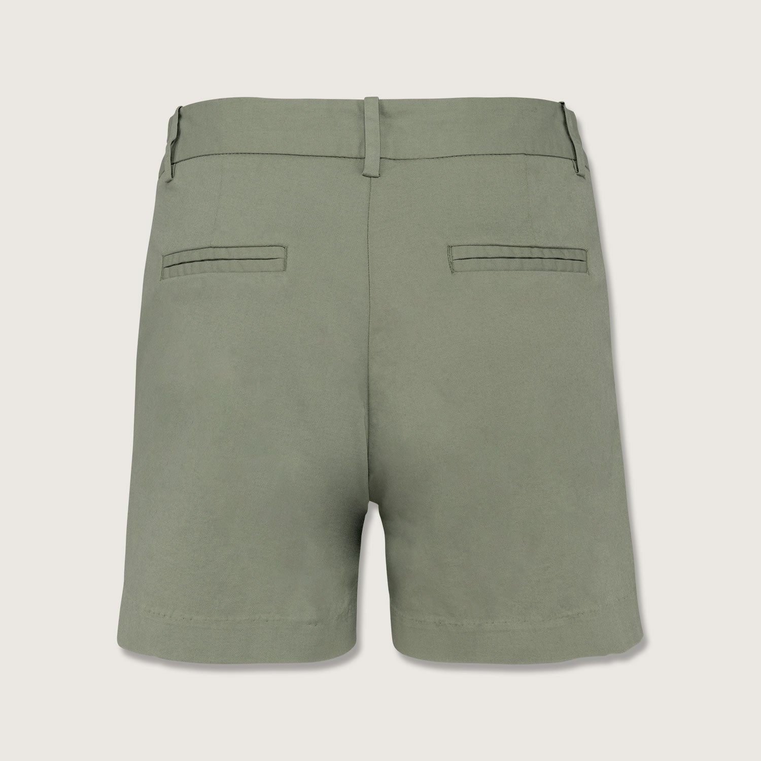 Basic Damenshorts aus Bio Baumwolle mit weicher Haptik