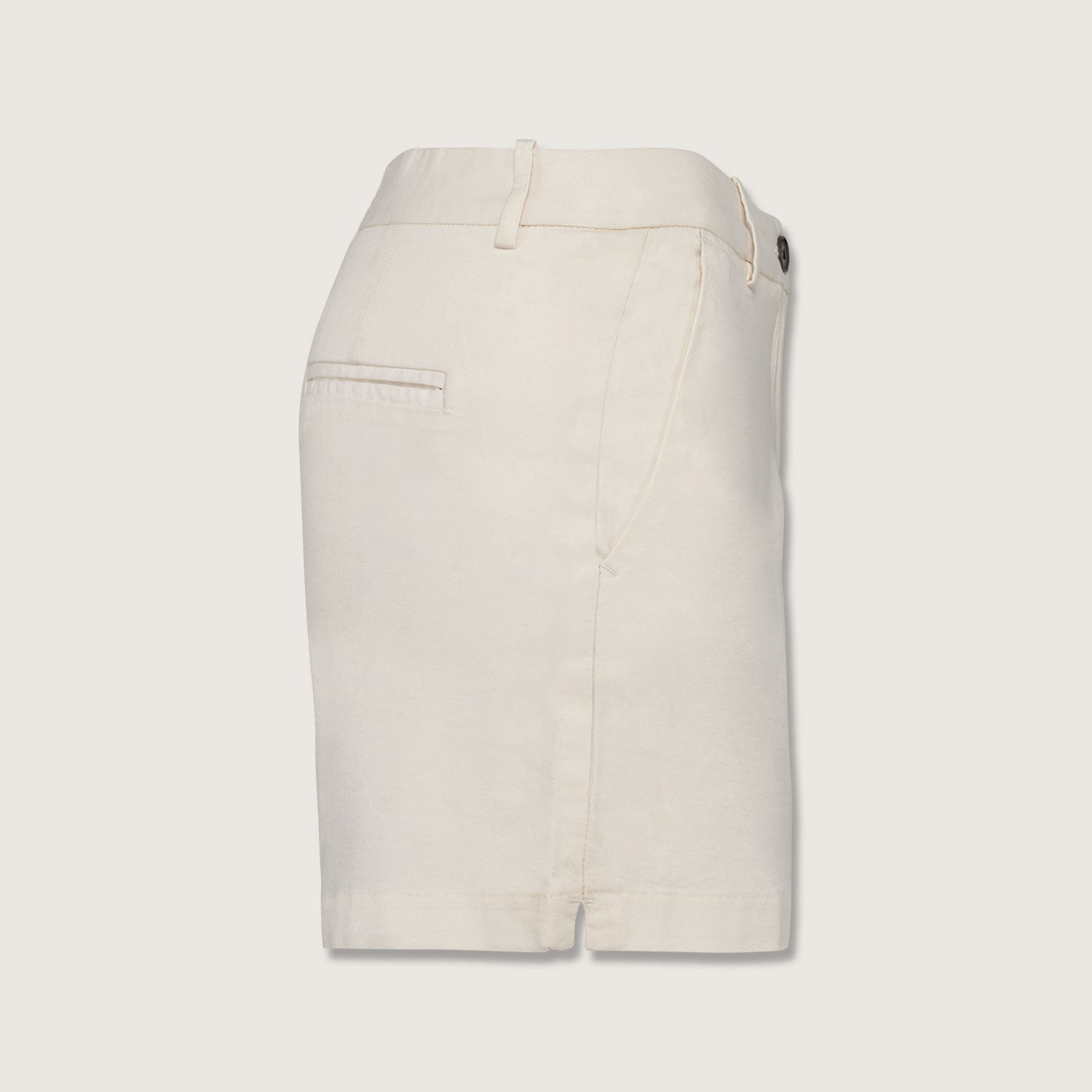 Basic Damenshorts aus Bio Baumwolle mit weicher Haptik