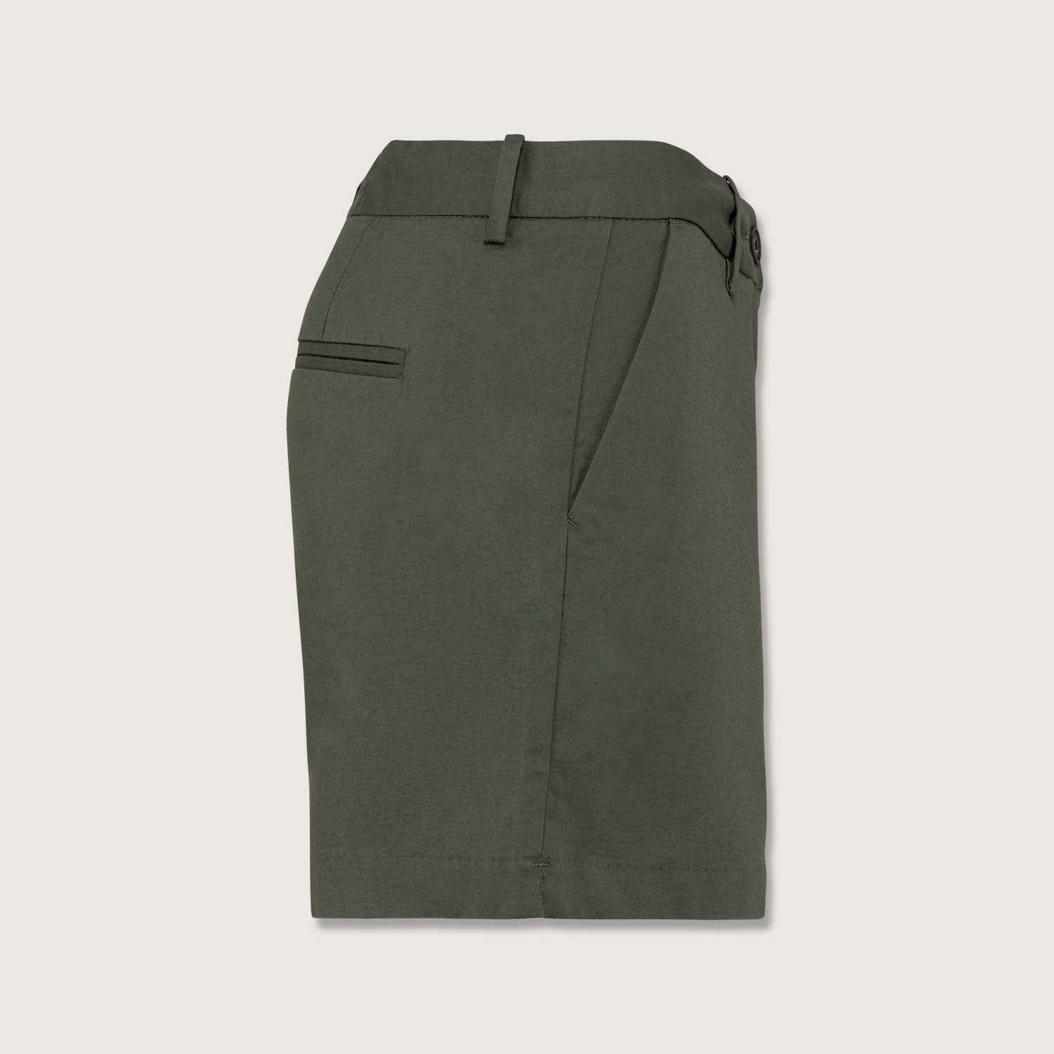 Basic Damenshorts aus Bio Baumwolle mit weicher Haptik