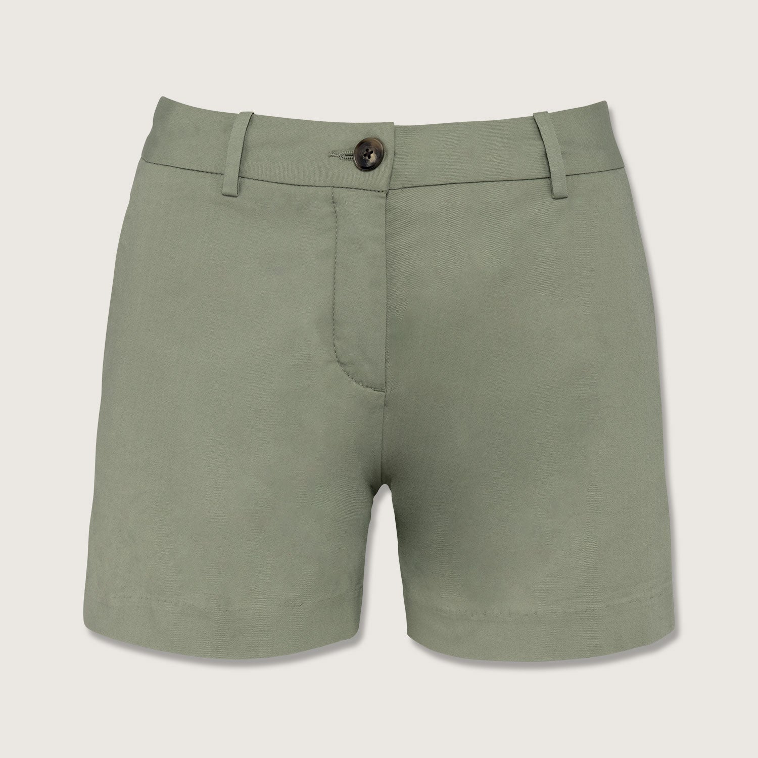 Basic Damenshorts aus Bio Baumwolle mit weicher Haptik