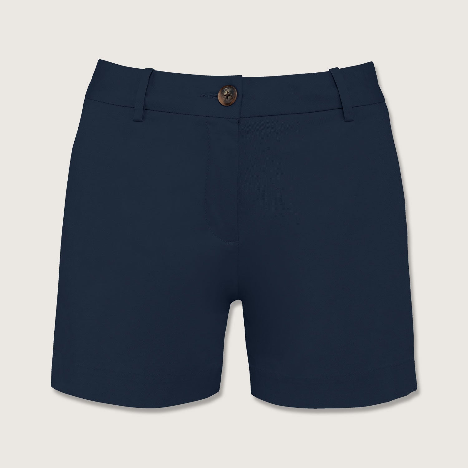 Basic Damenshorts aus Bio Baumwolle mit weicher Haptik