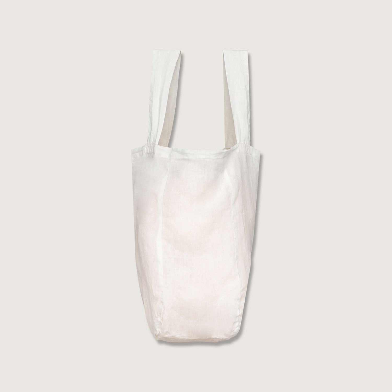 Große Shopping Bag aus Leinen