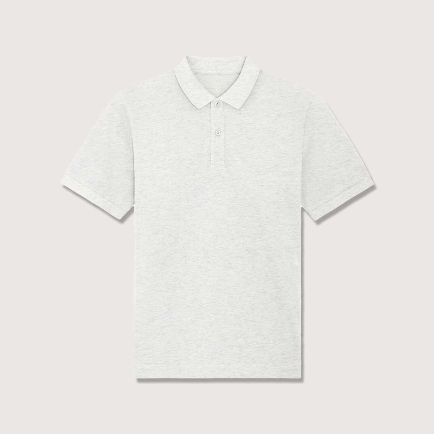 Unisex Poloshirt aus Bio-Baumwolle | meliert