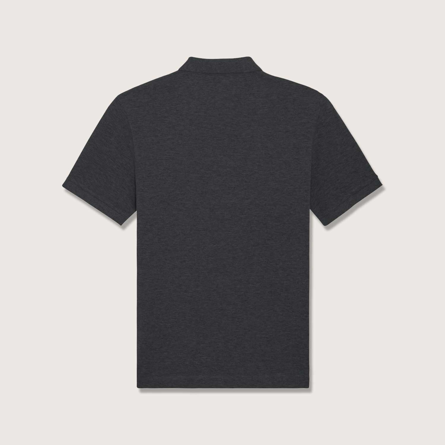 Unisex Poloshirt aus Bio-Baumwolle | meliert