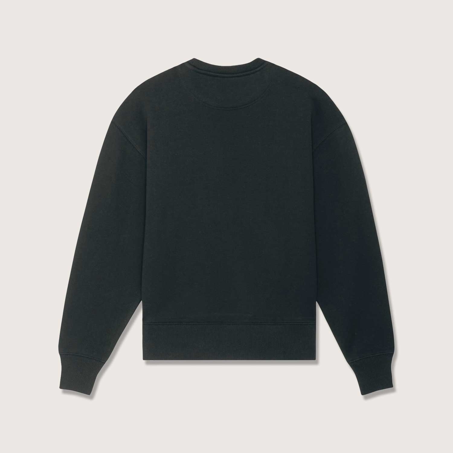 Dicker lässiger Sweater aus schwerer 100% Bio-Baumwolle