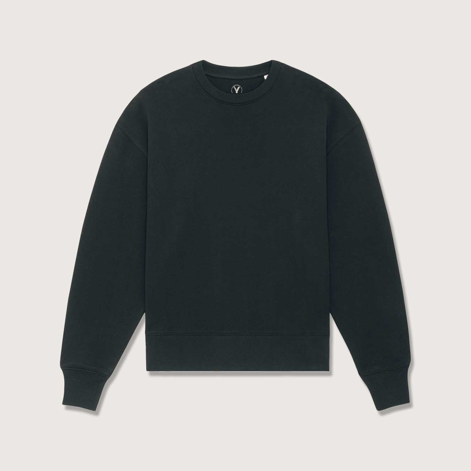 Dicker lässiger Sweater aus schwerer 100% Bio-Baumwolle