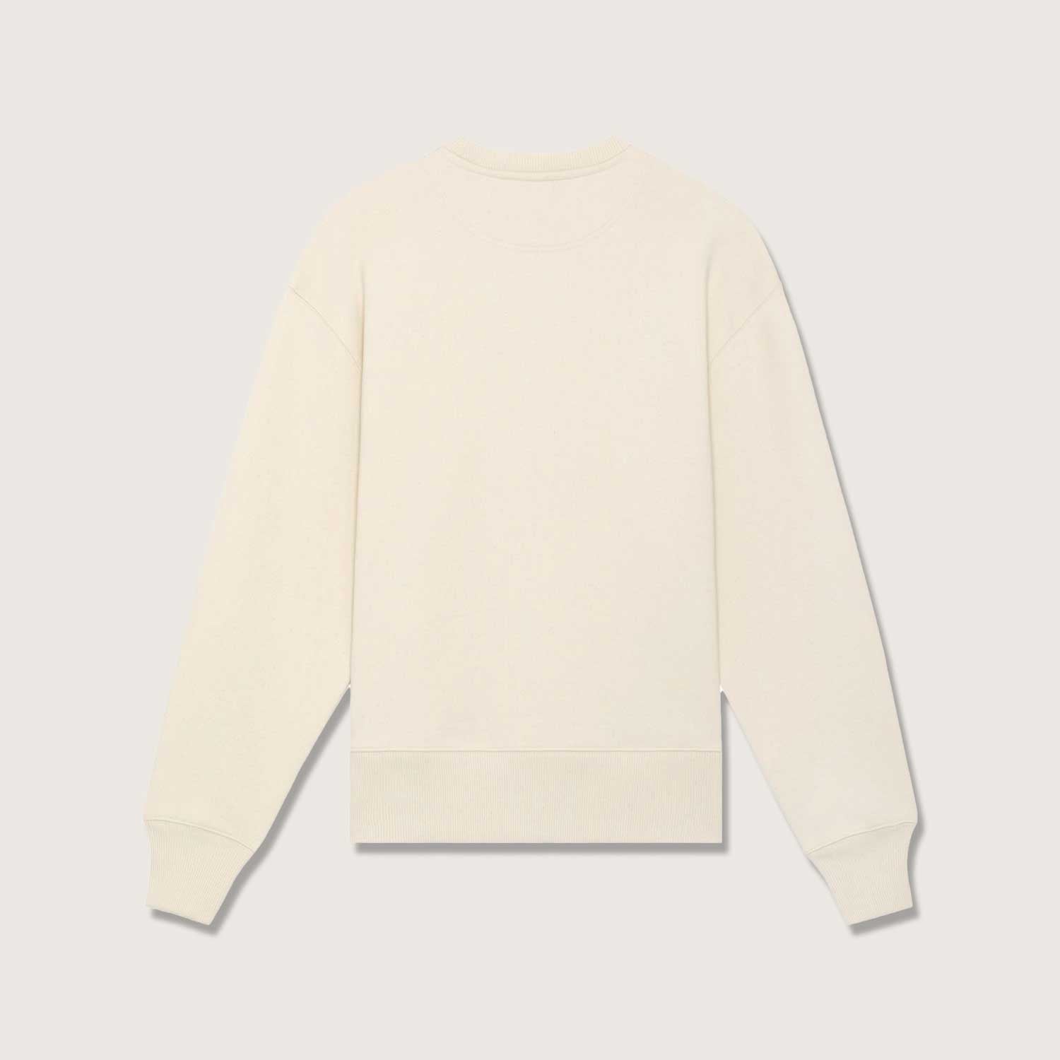 Dicker lässiger Sweater aus schwerer 100% Bio-Baumwolle