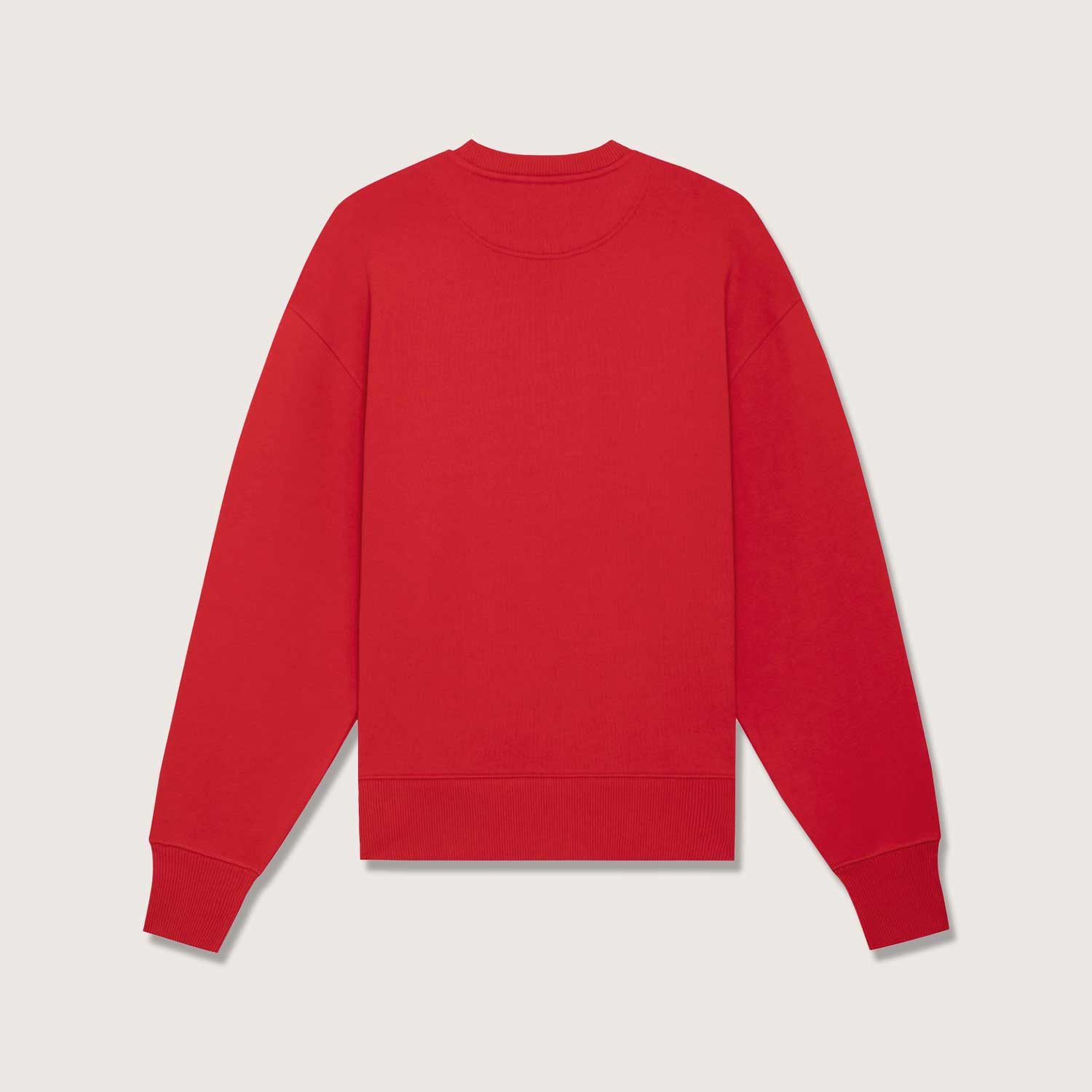 Dicker lässiger Sweater aus schwerer 100% Bio-Baumwolle