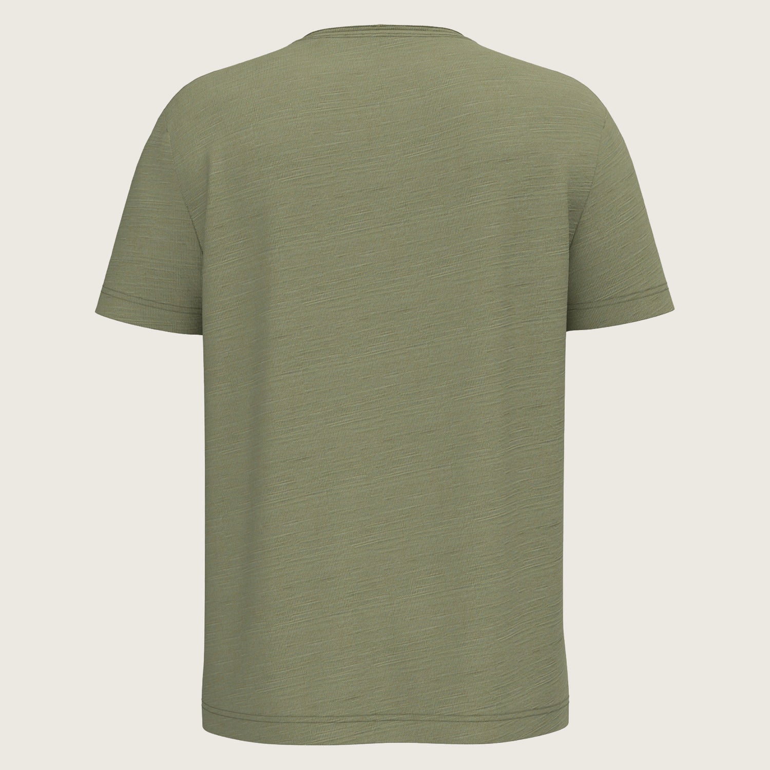 Herren Slub T-Shirt V-Auschnitt