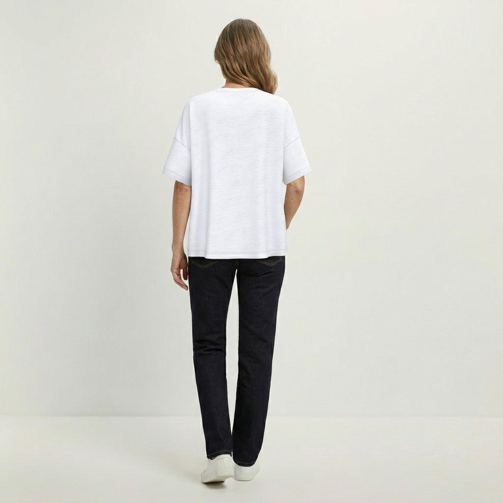 Oversized Slub T-Shirt Mid-Light