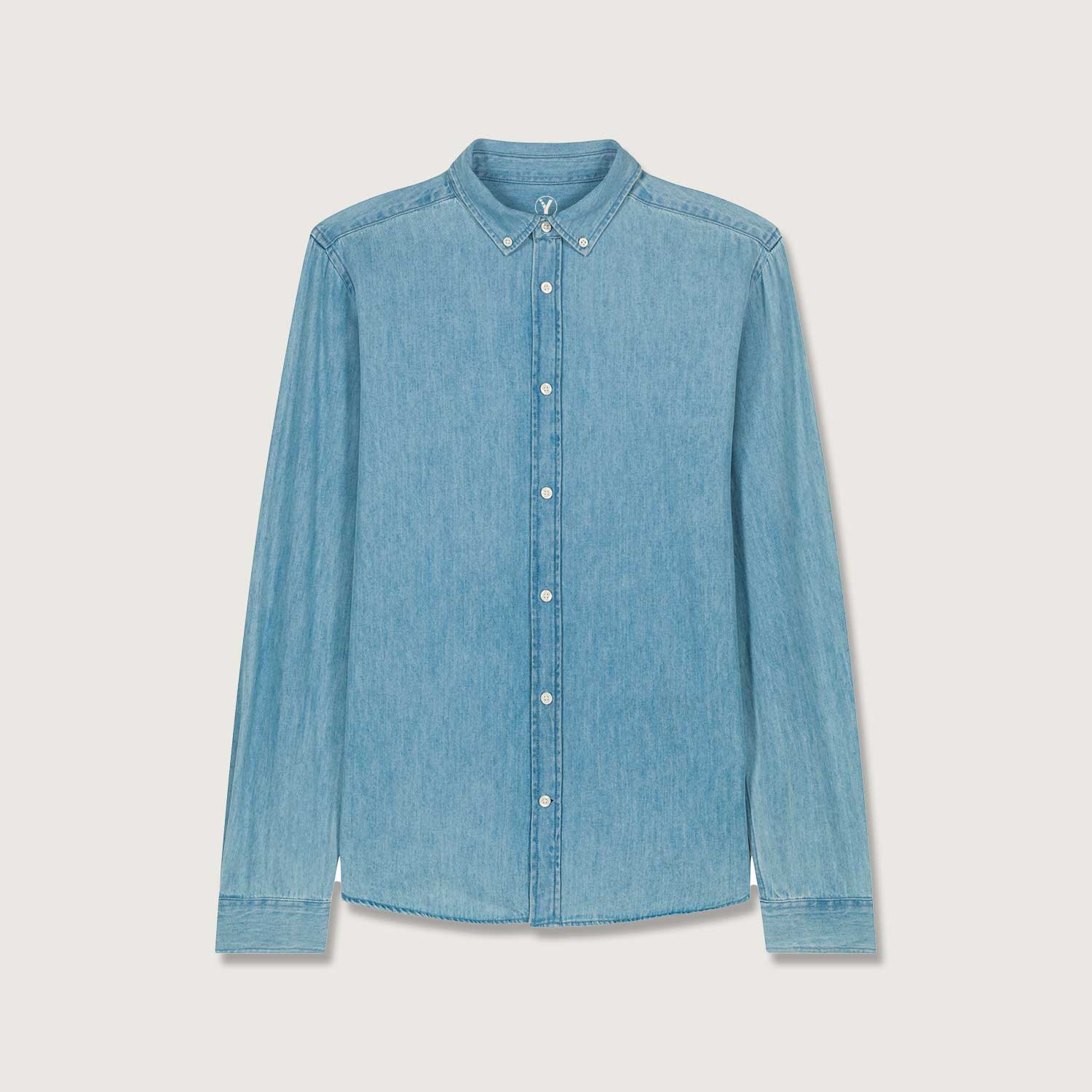 Herren-Jeanshemd aus Bio-Baumwolle