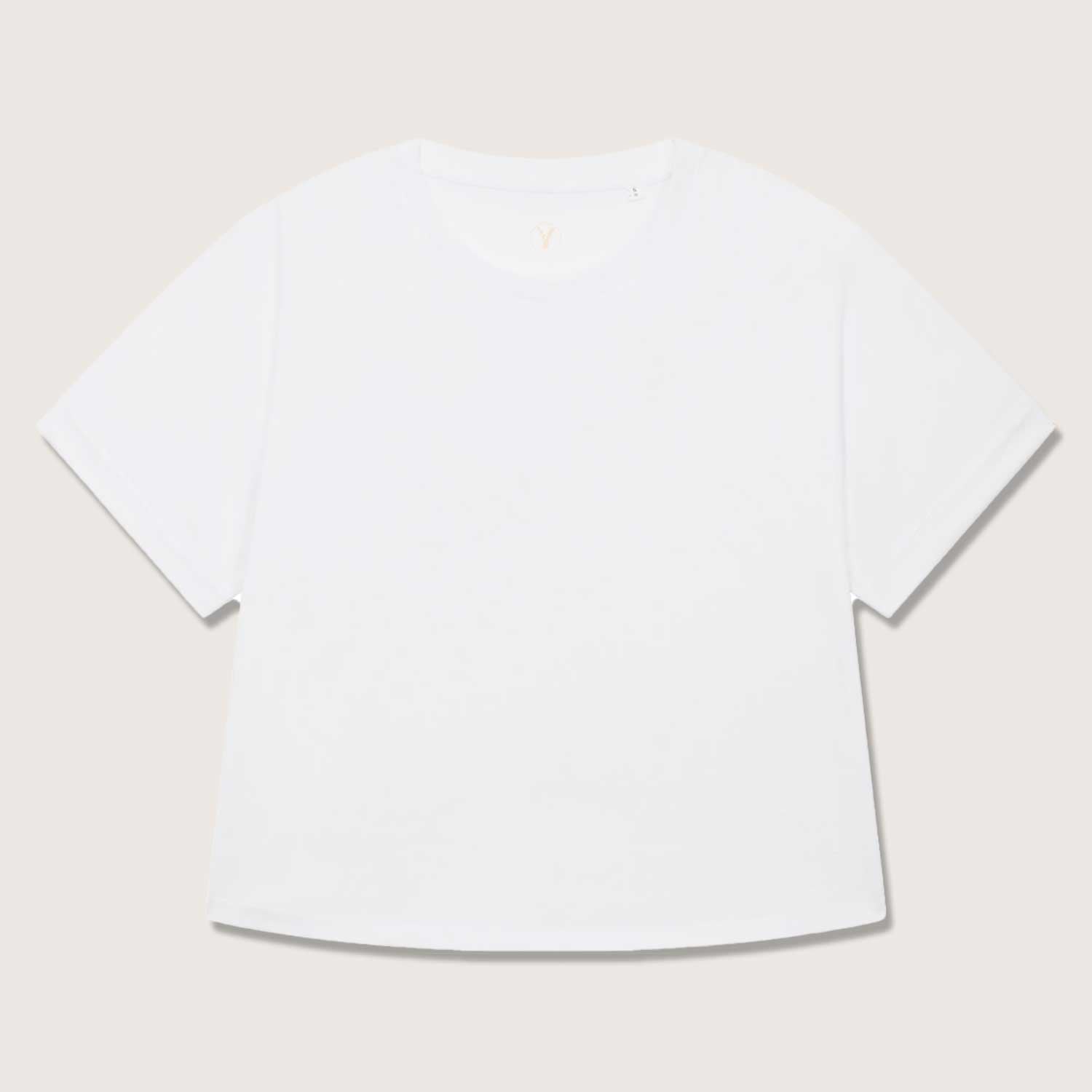 Damen T-Shirt Oversize | mit einteiligen und umgekrempelten Ärmeln