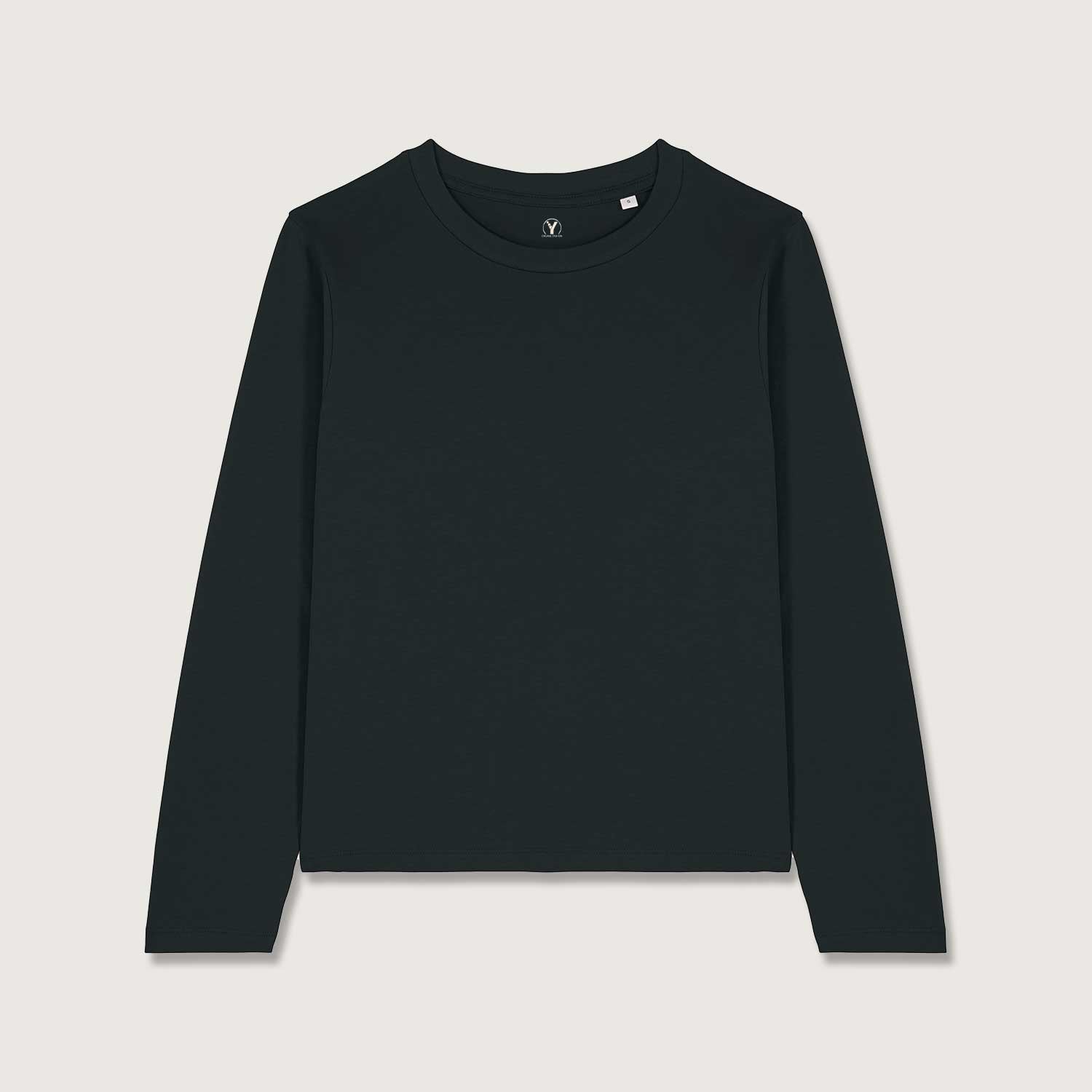 Basic Damen Langarmshirt aus 100% Biobaumwolle