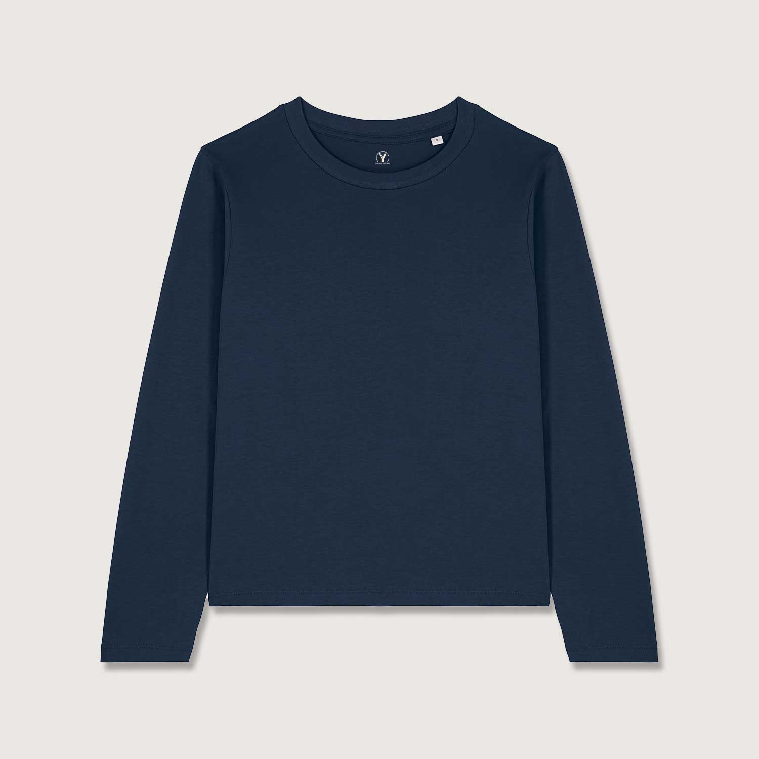 Basic Damen Langarmshirt aus 100% Biobaumwolle