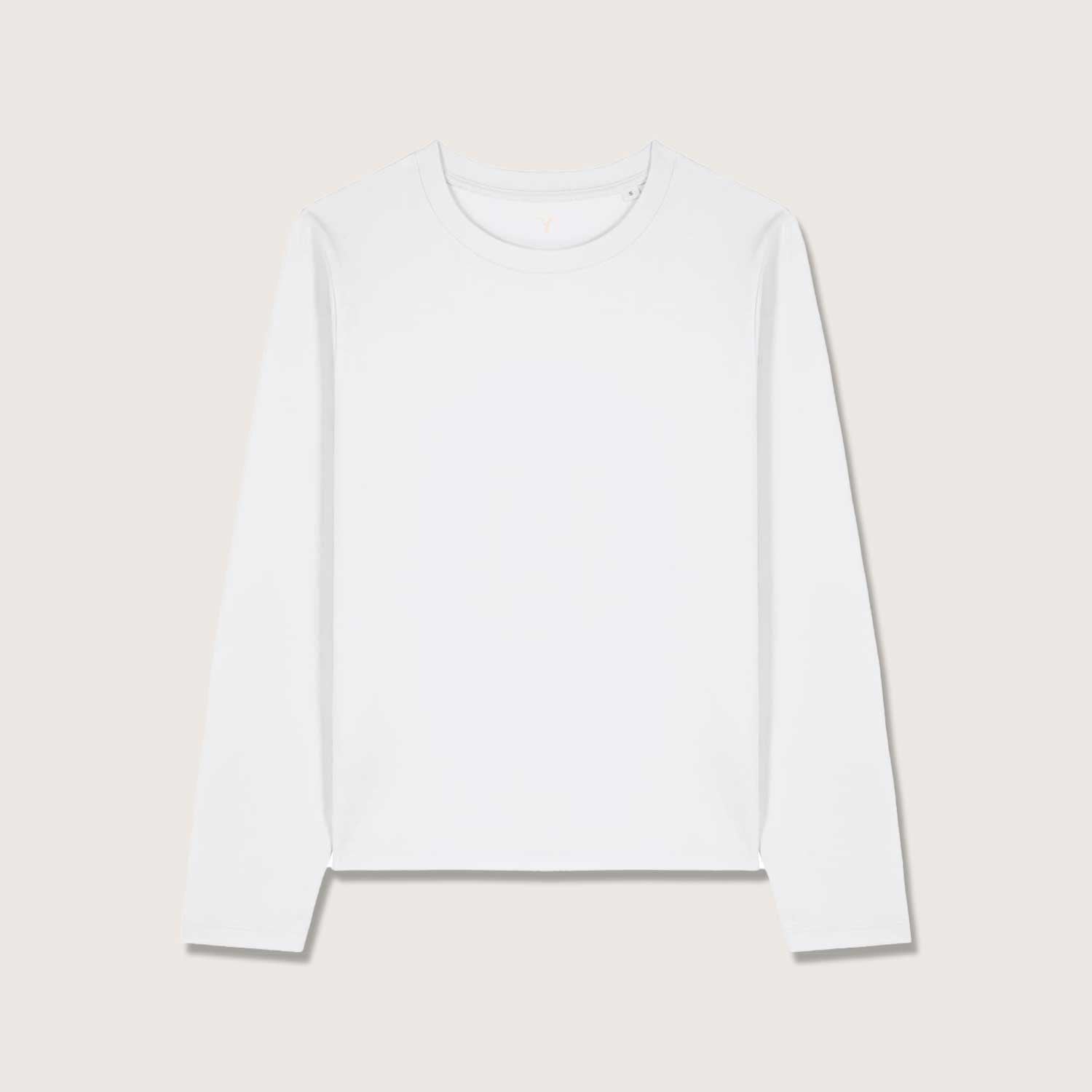 Basic Damen Langarmshirt aus 100% Biobaumwolle