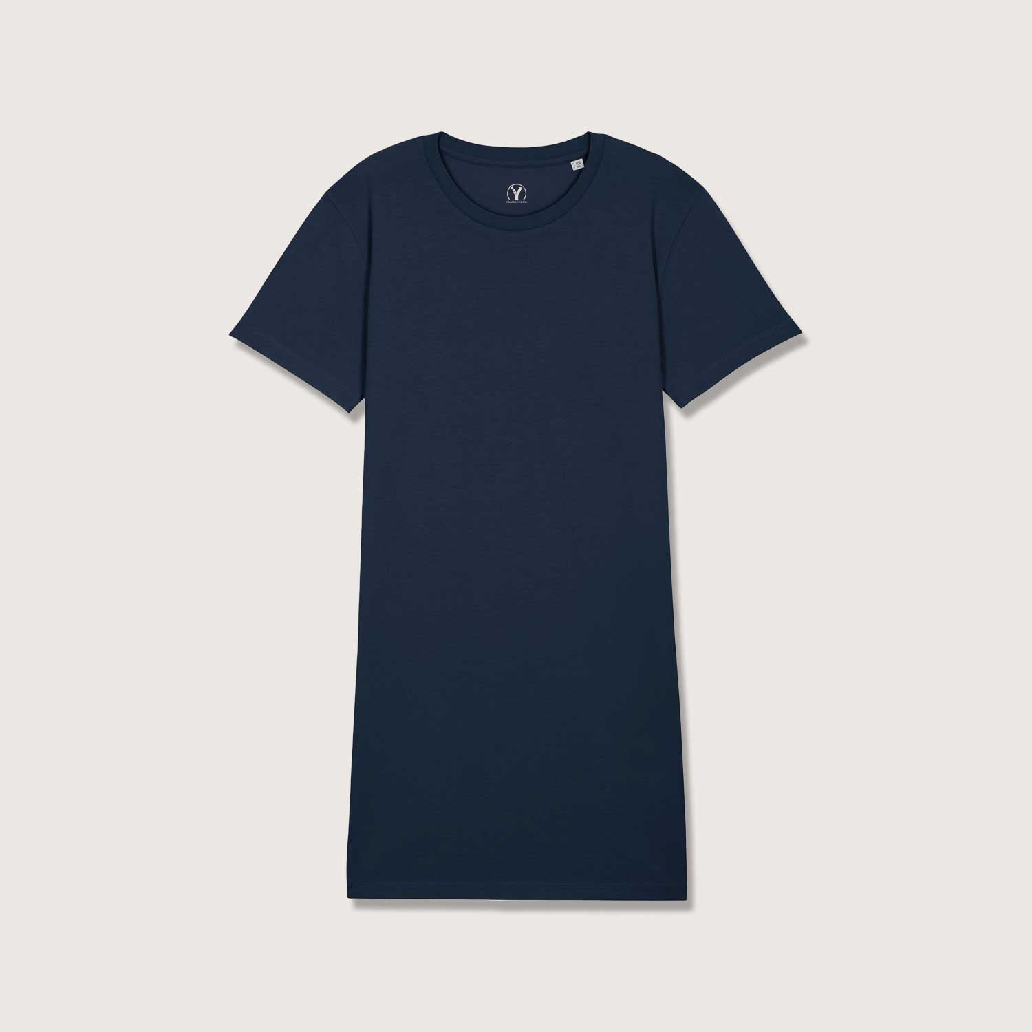 Sommerliches T-Shirt Kleid aus Bio Baumwolle