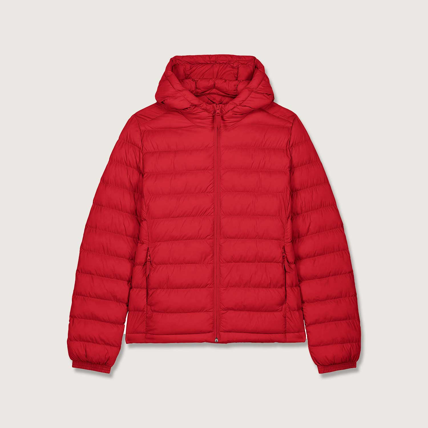 Wattierte Damen-Jacke mit Kaptze– leicht, stylisch & nachhaltig