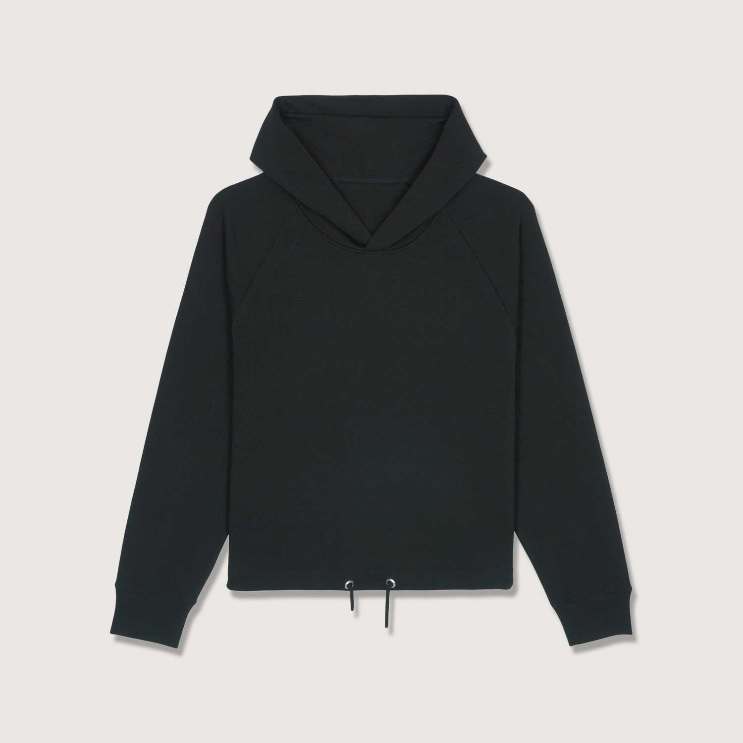 Hoodie Damen, Pullover mit Kapuze, kurz geschnitten, Bio-Hoodie, Bio Baumwolle