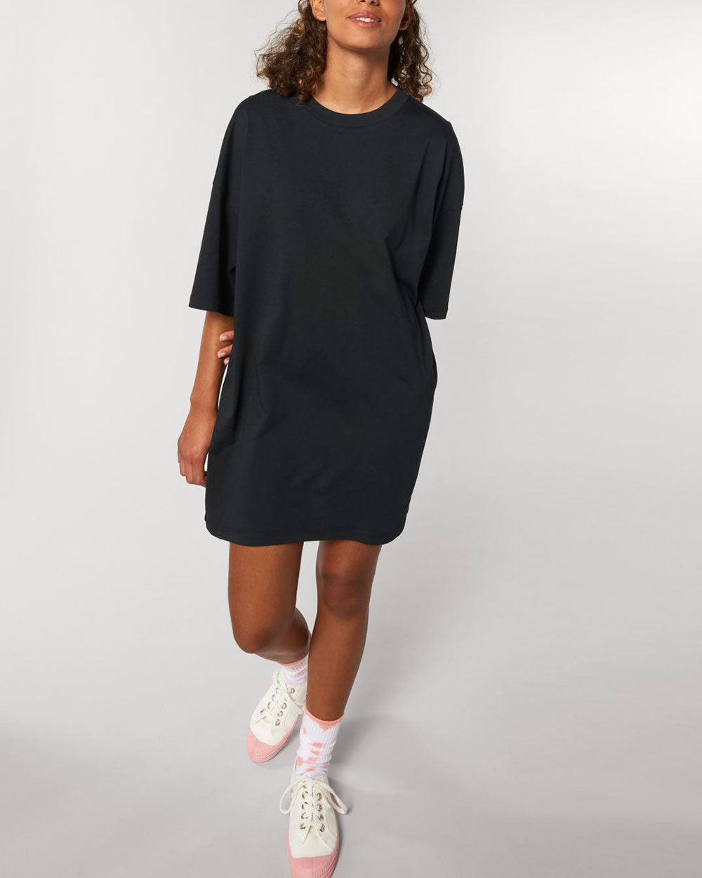 T-Shirt-kleid-damen-weit_Black_2